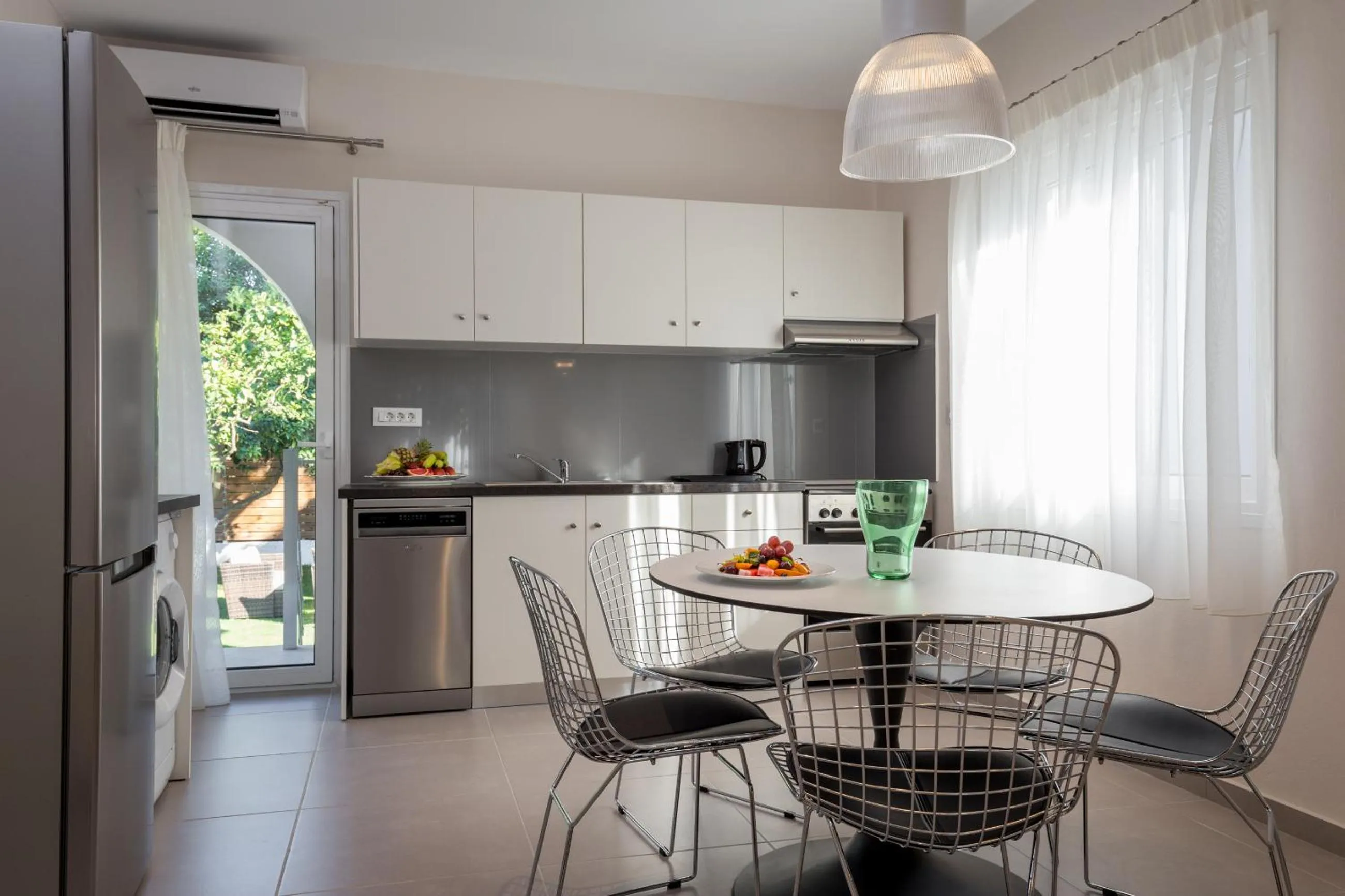 Kitchen or kitchenette in Acharavi Beach Hotel