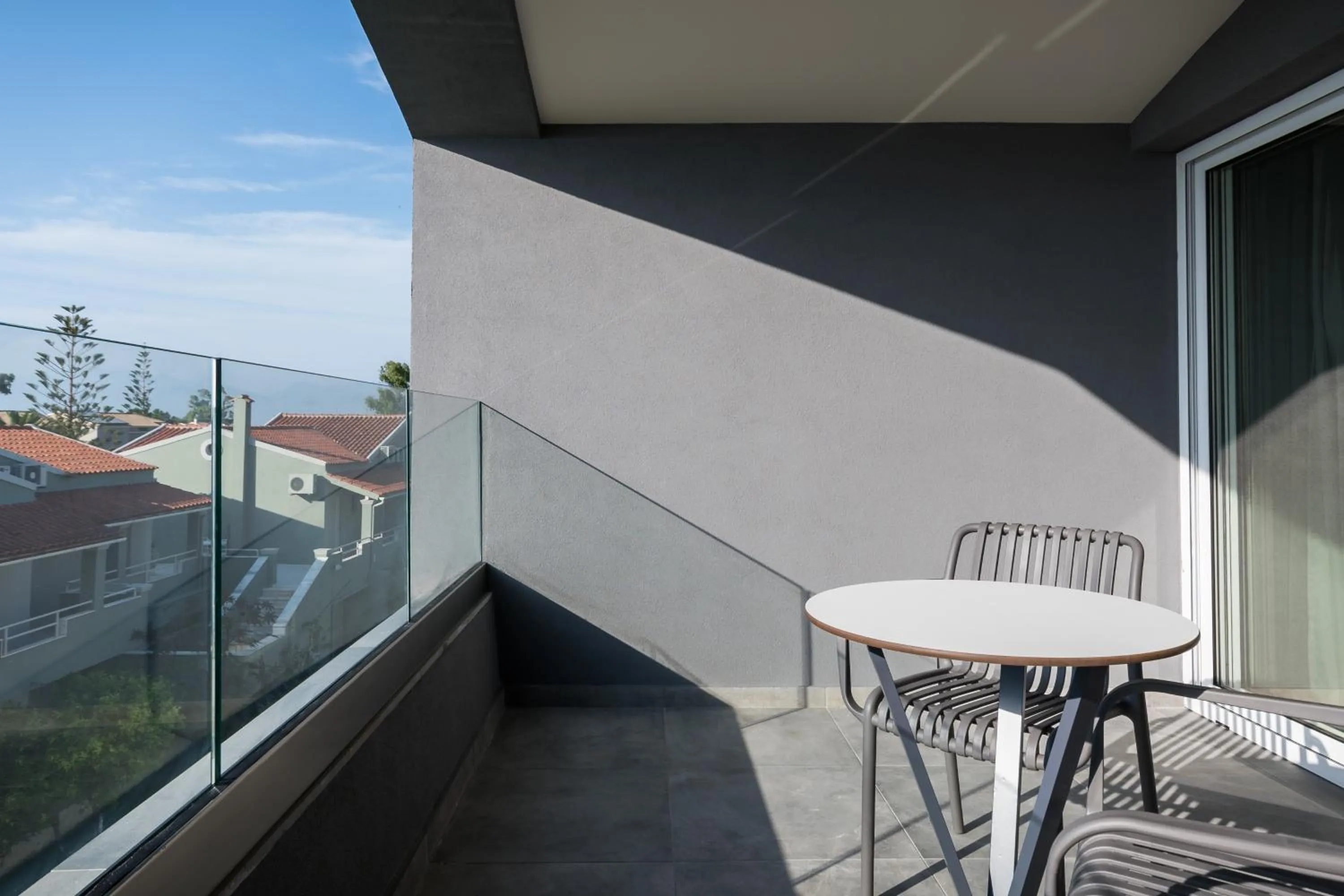 Balcony/Terrace in Acharavi Beach Hotel