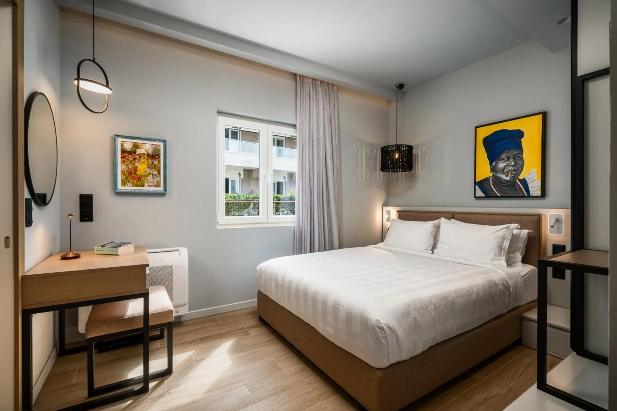 Bedroom, Bed in Acharavi Beach Hotel