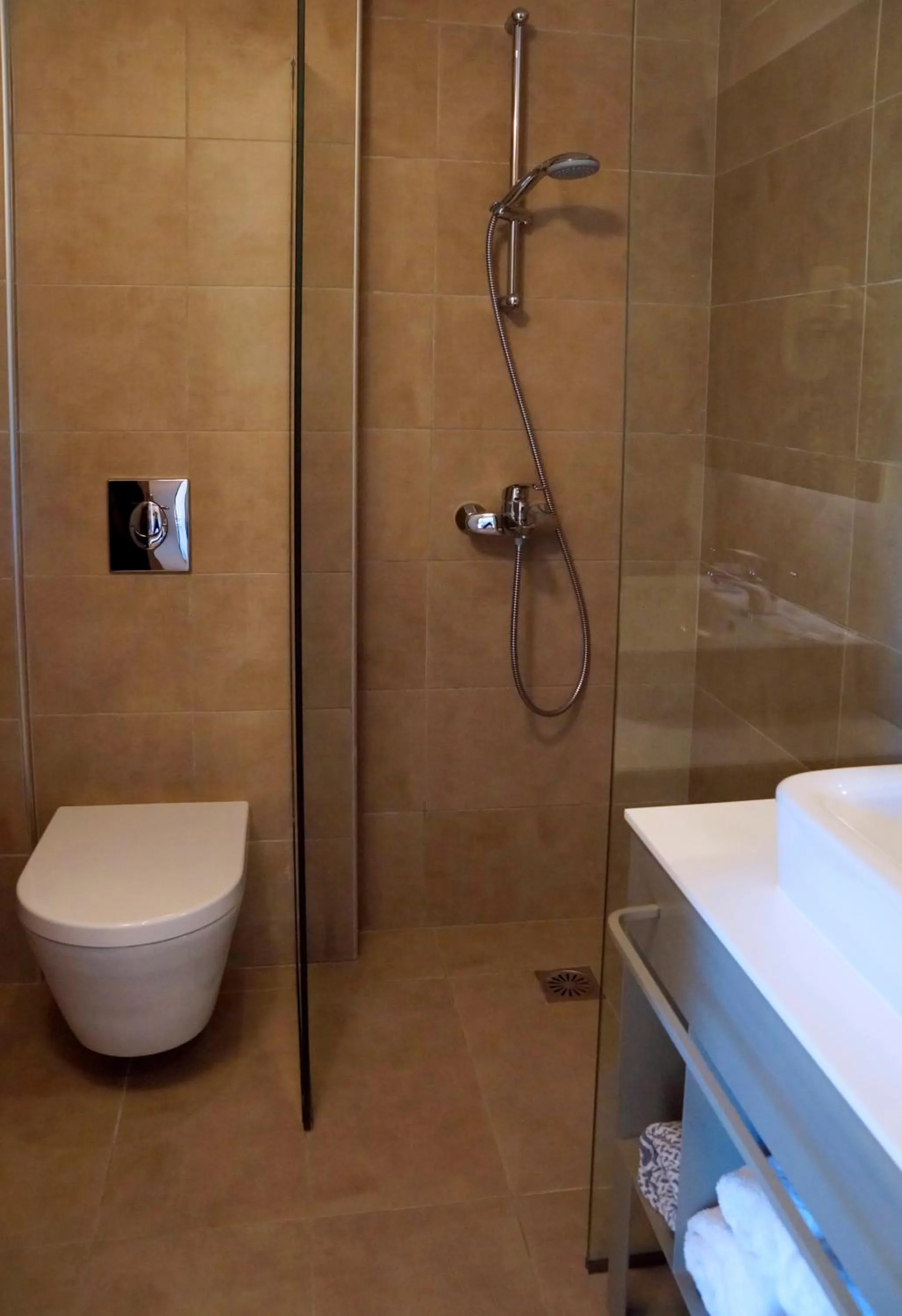 Bathroom in Acharavi Beach Hotel