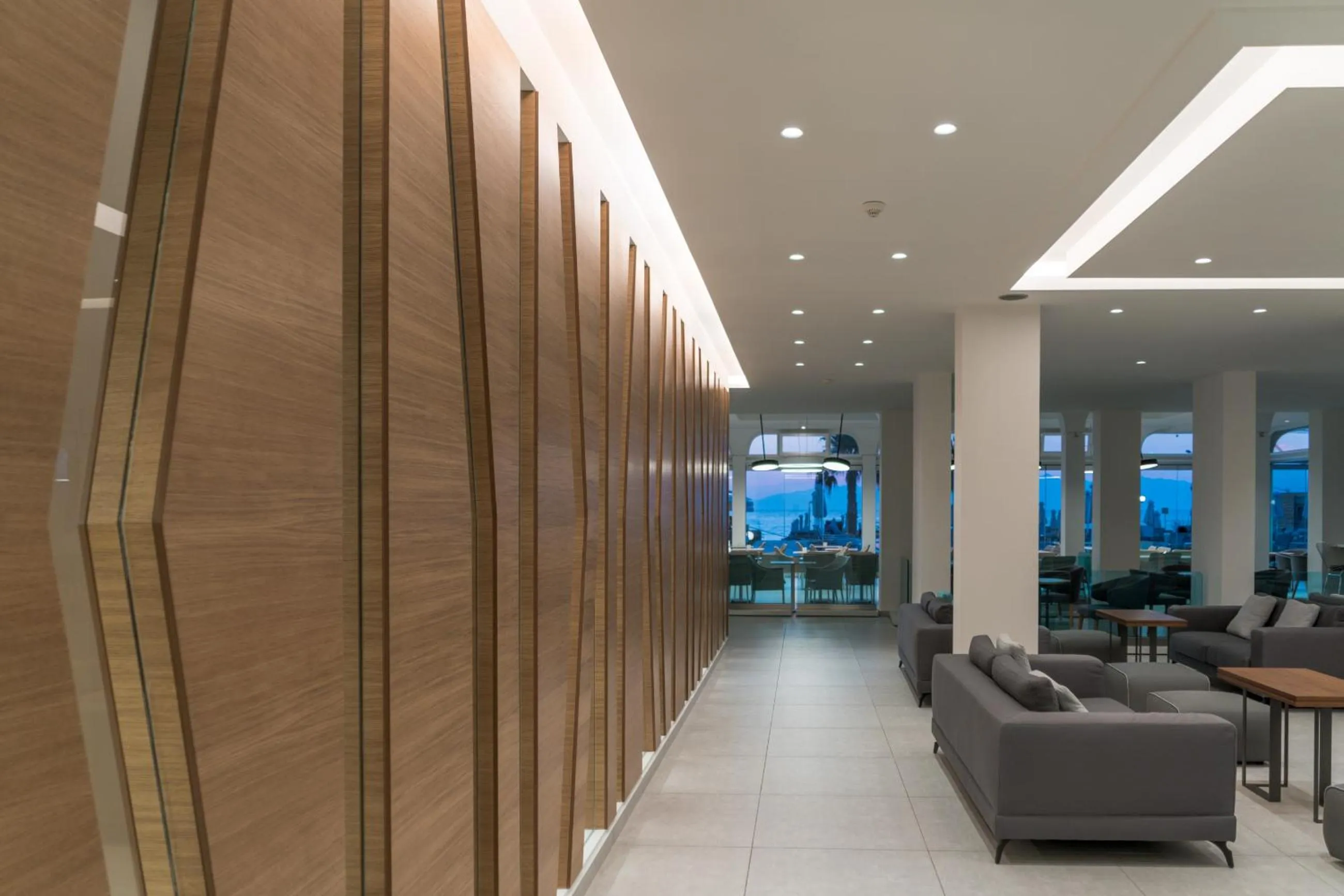 Living room in Acharavi Beach Hotel