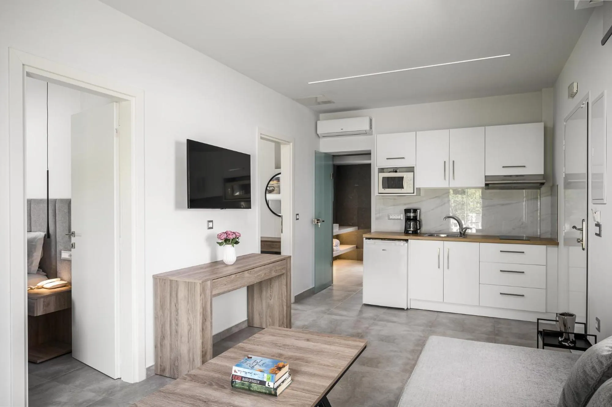 Bedroom in Acharavi Beach Hotel