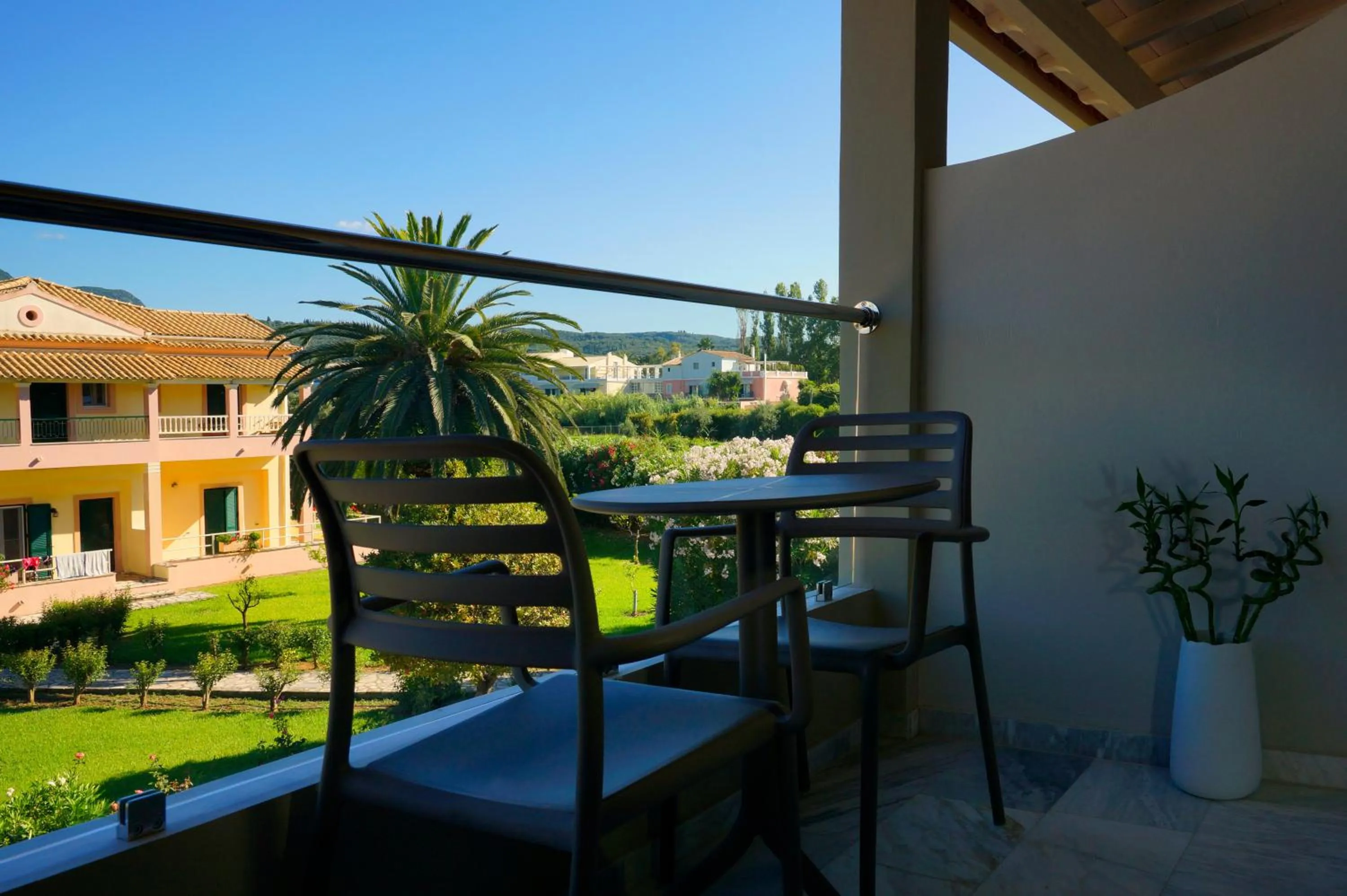 Balcony/Terrace in Acharavi Beach Hotel