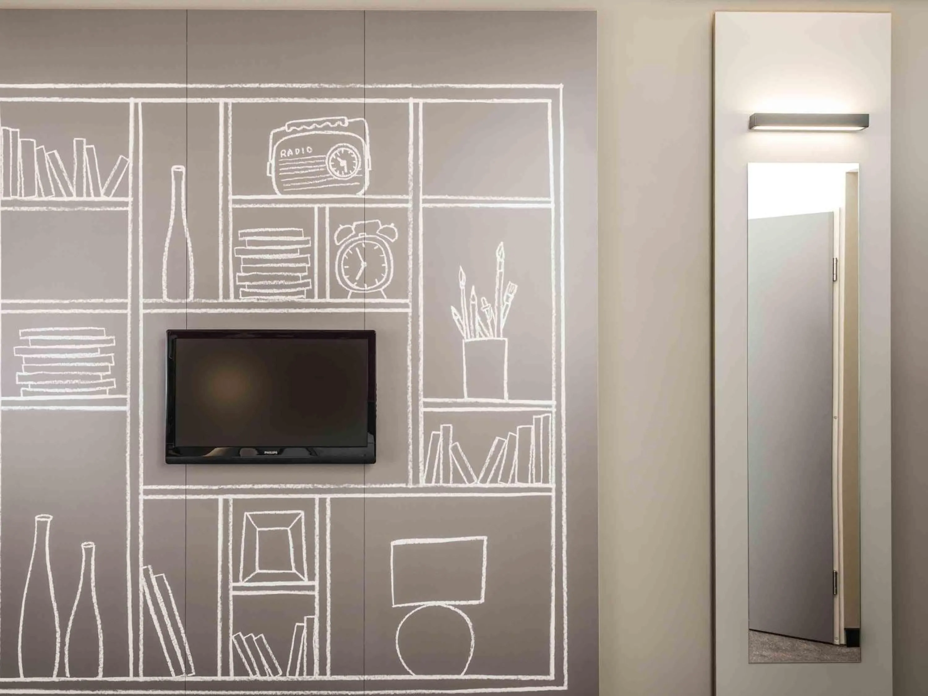 Bedroom in Ibis Leipzig City