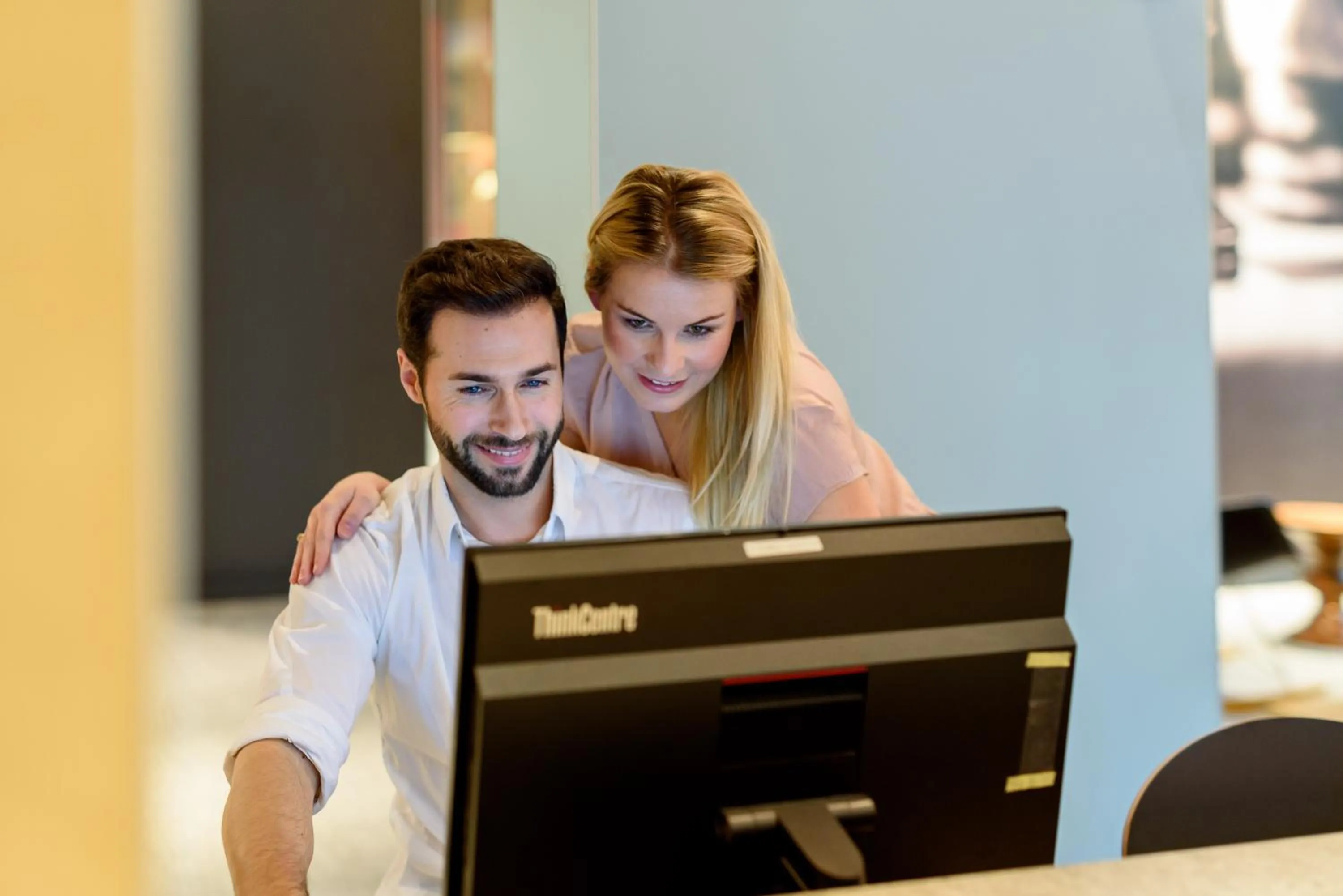 Lobby or reception in Ibis Leipzig City
