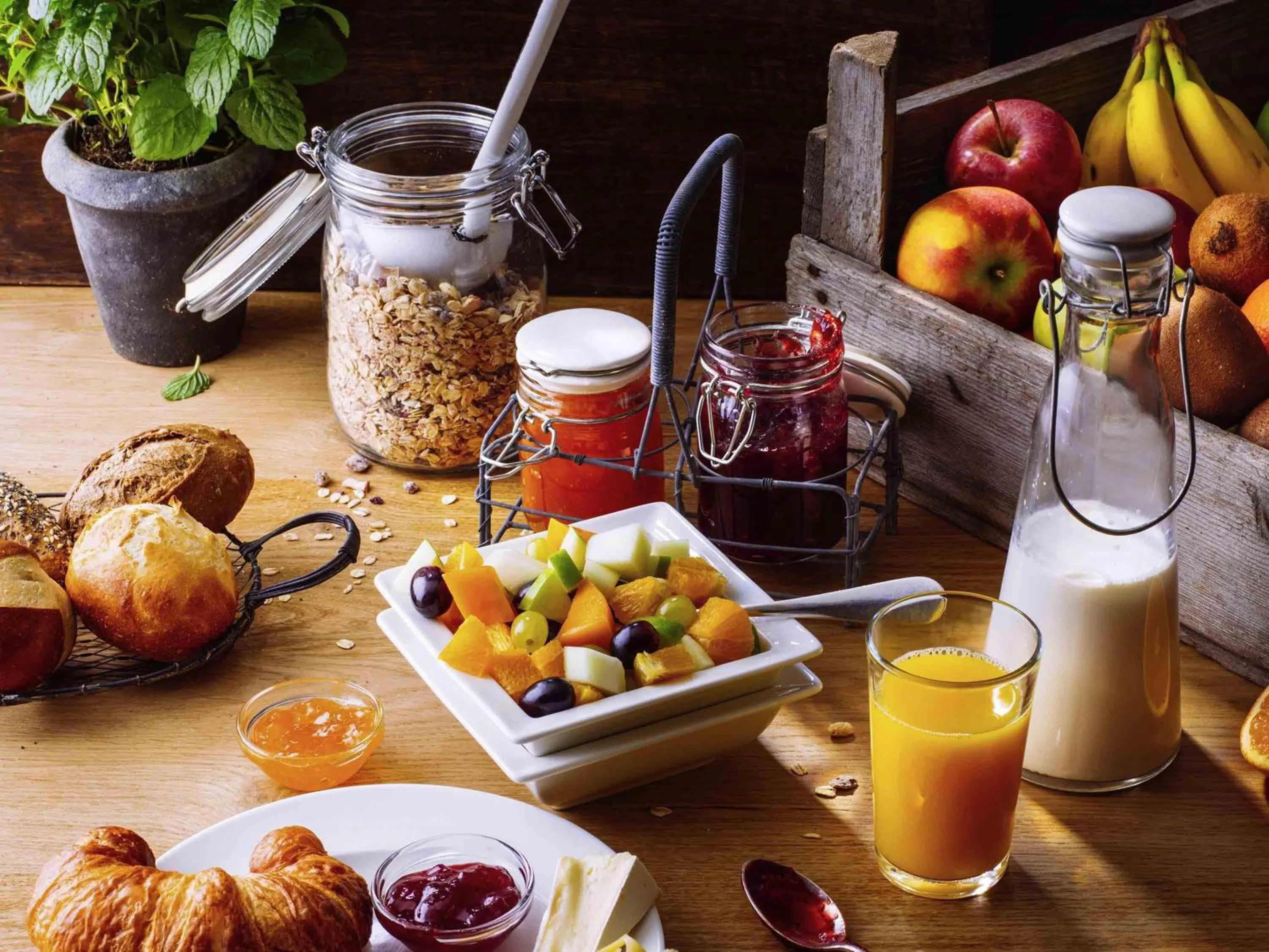 Breakfast in Ibis Leipzig City