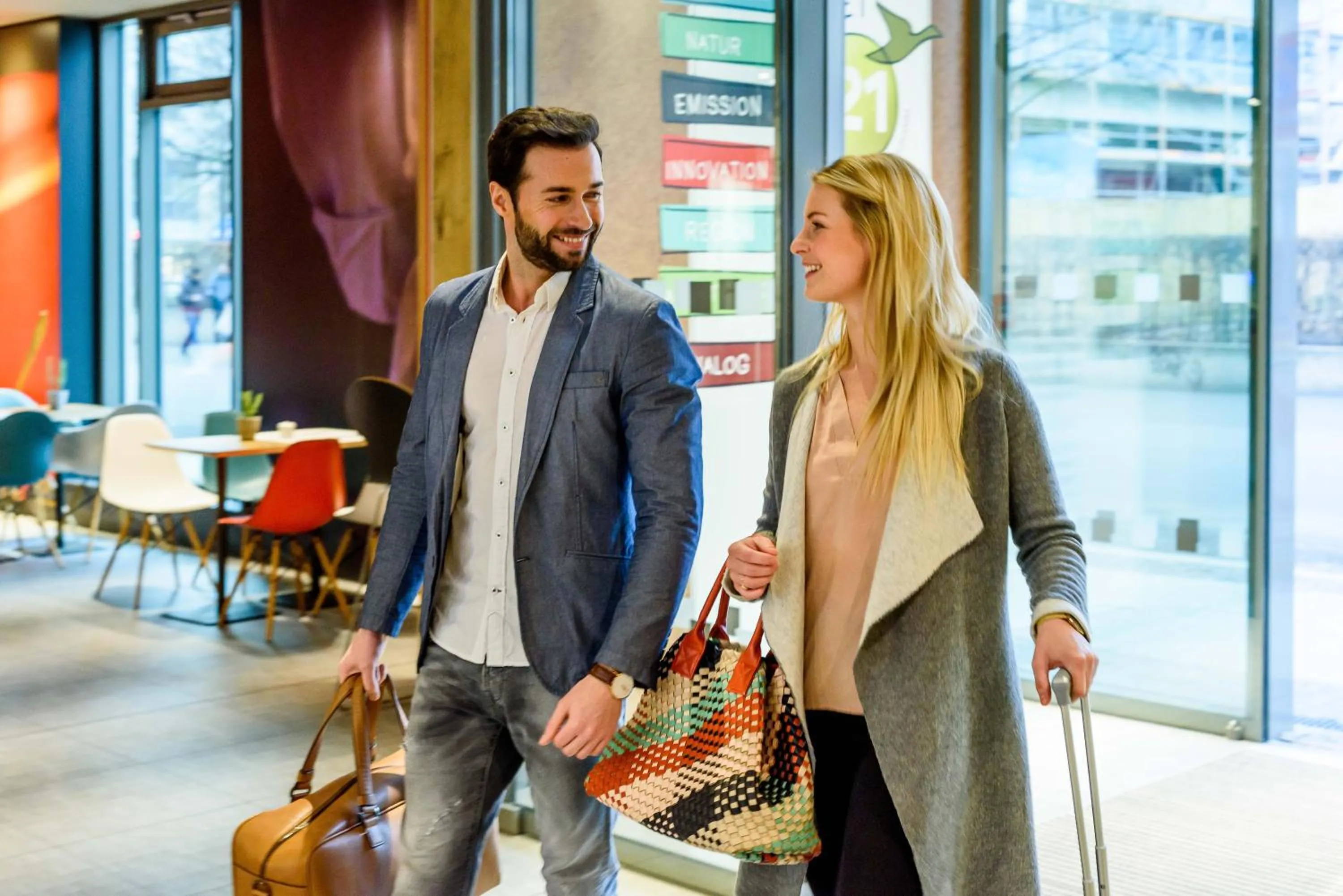 Lobby or reception in Ibis Leipzig City