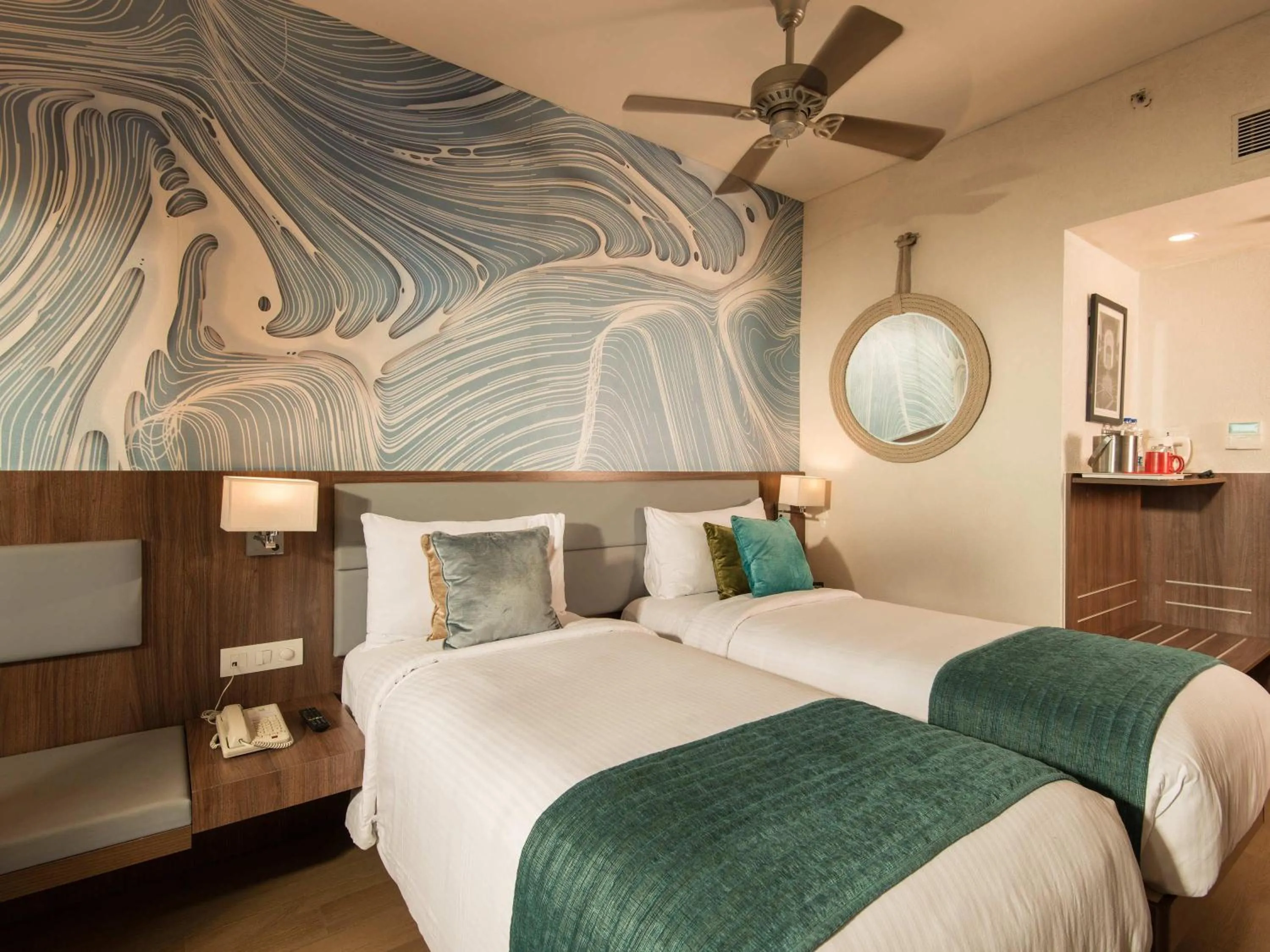 Bedroom, Bed in ibis Styles Goa Calangute - An Accor Brand