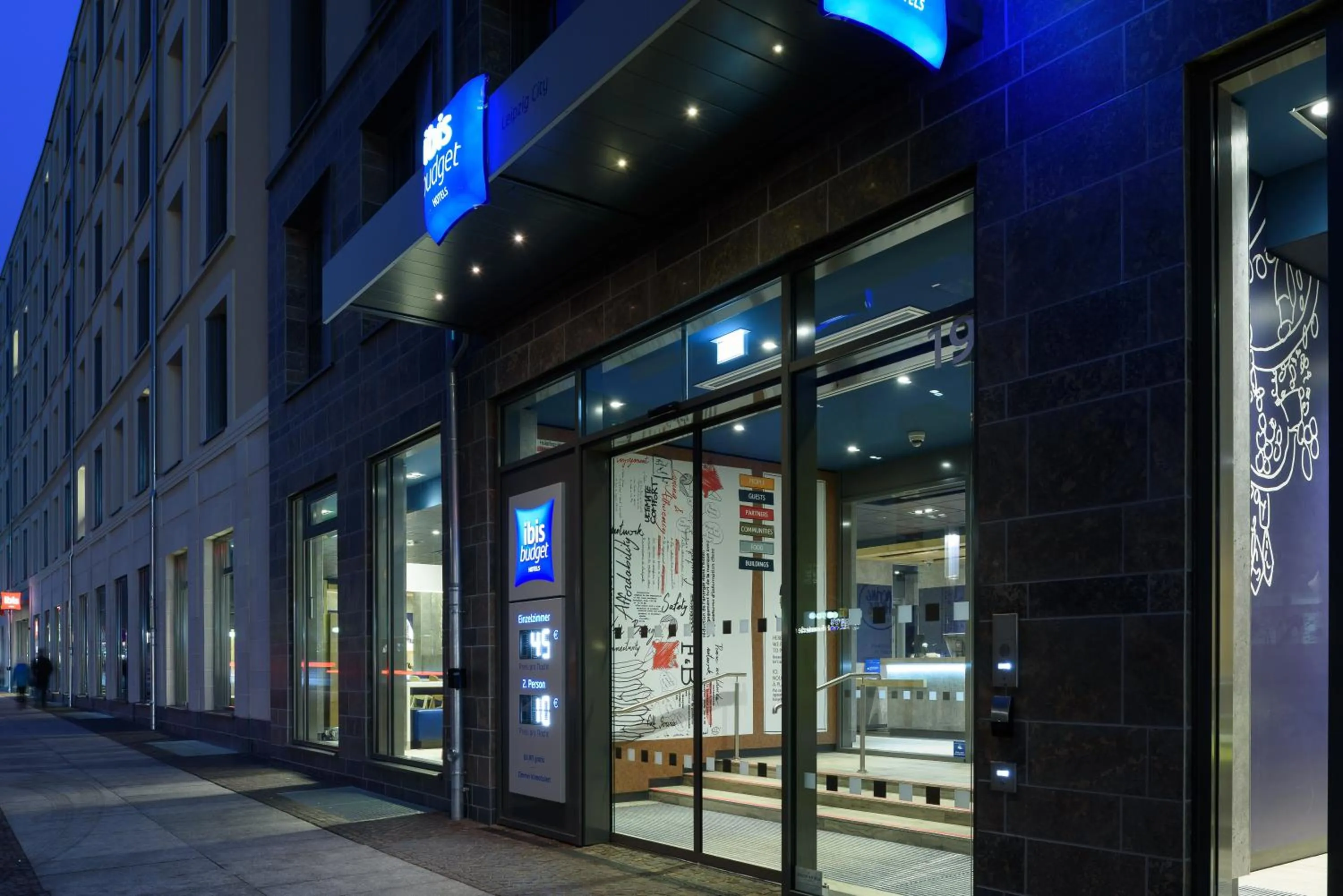 Property building in Ibis Budget Leipzig City