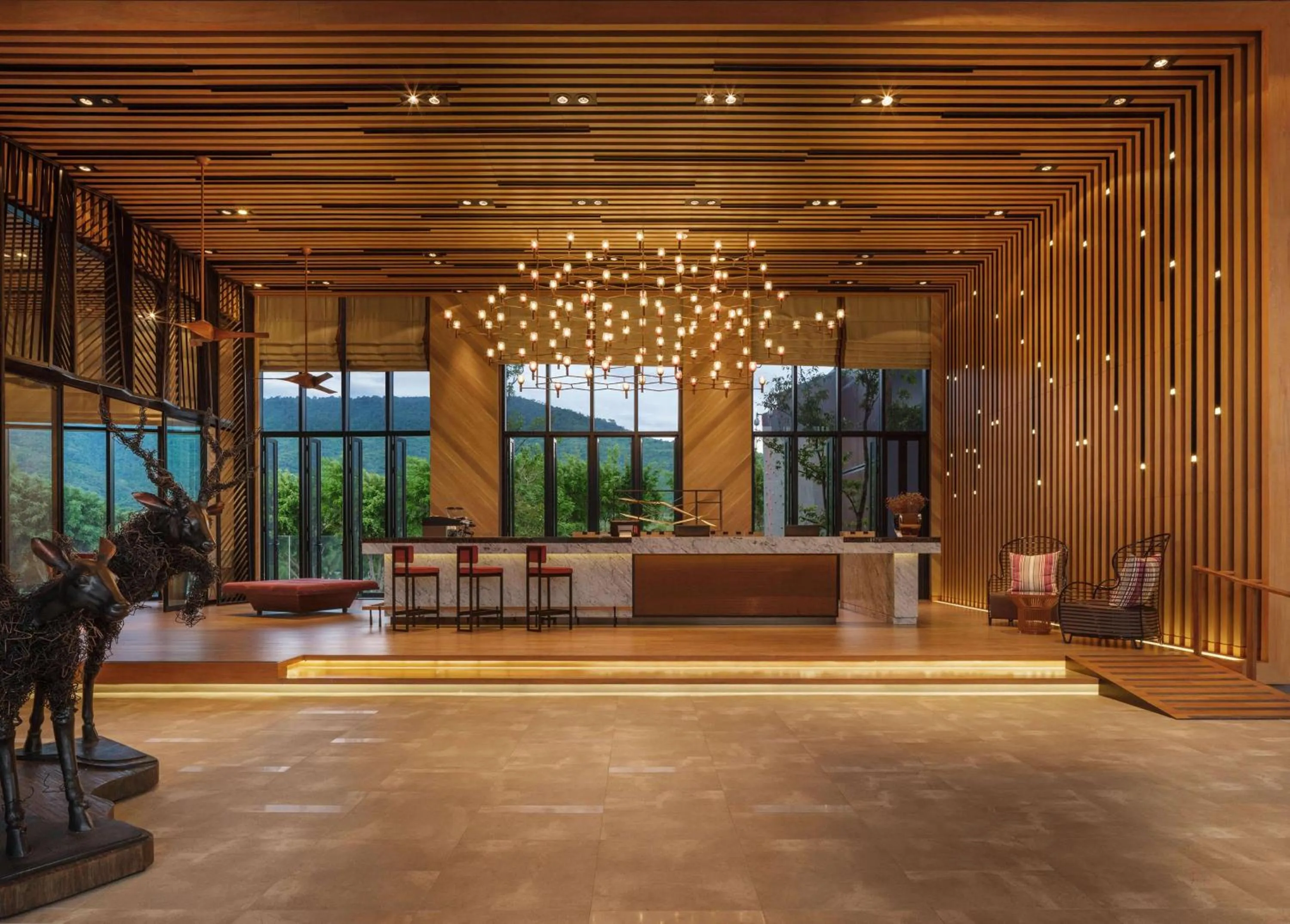 Lobby or reception in dusitD2 Khao Yai