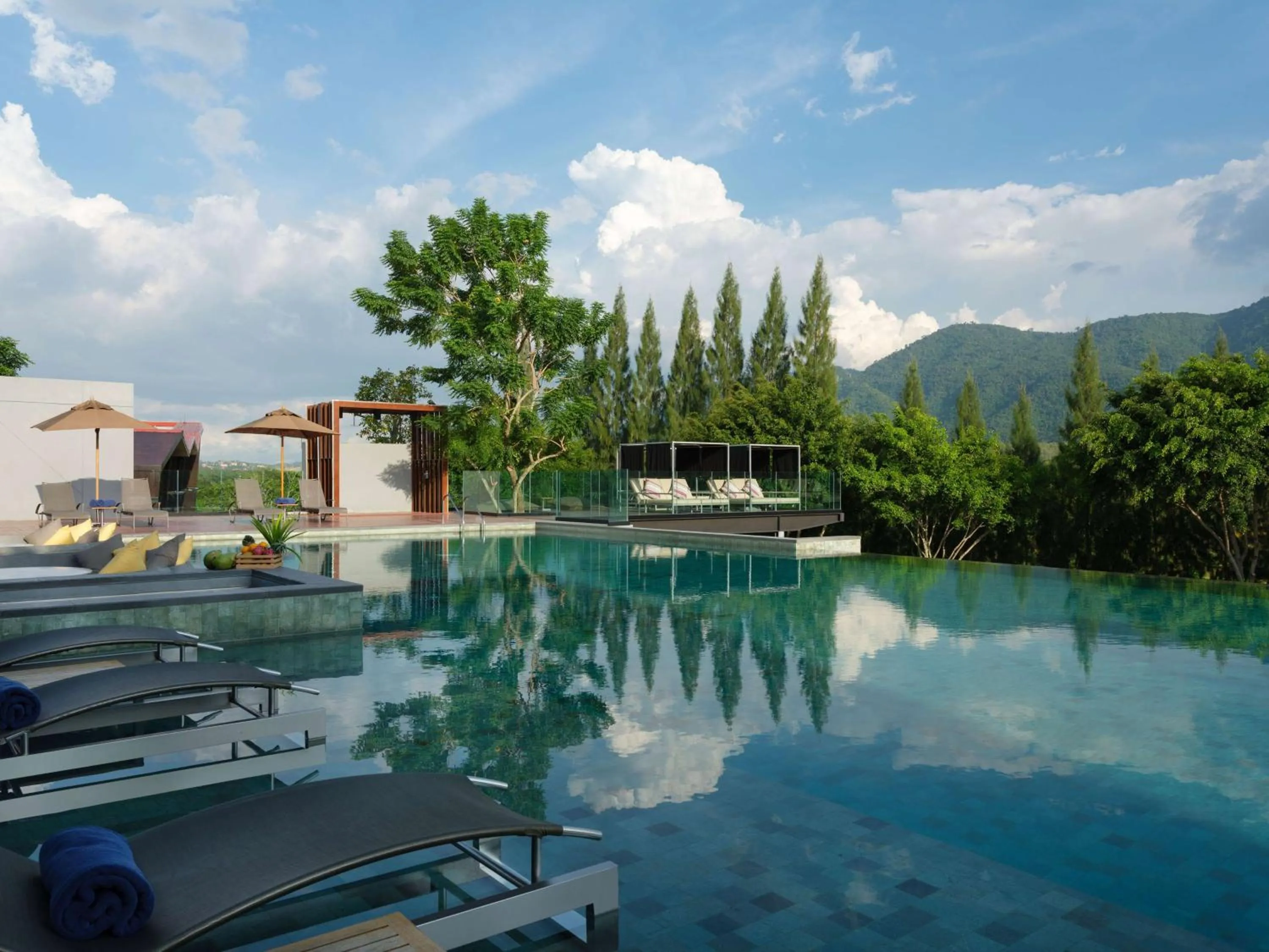 Pool view in dusitD2 Khao Yai