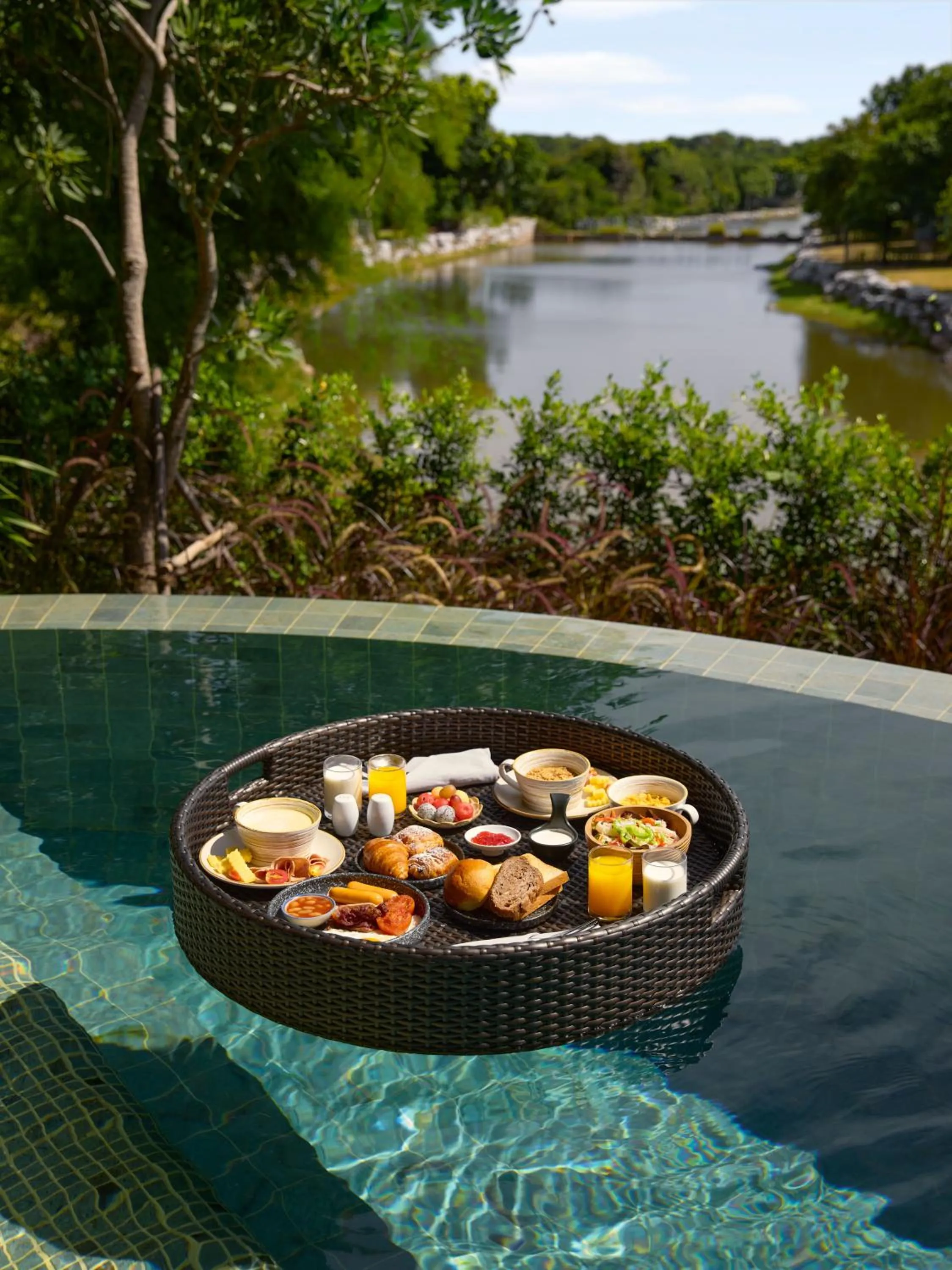 Pool view in dusitD2 Khao Yai