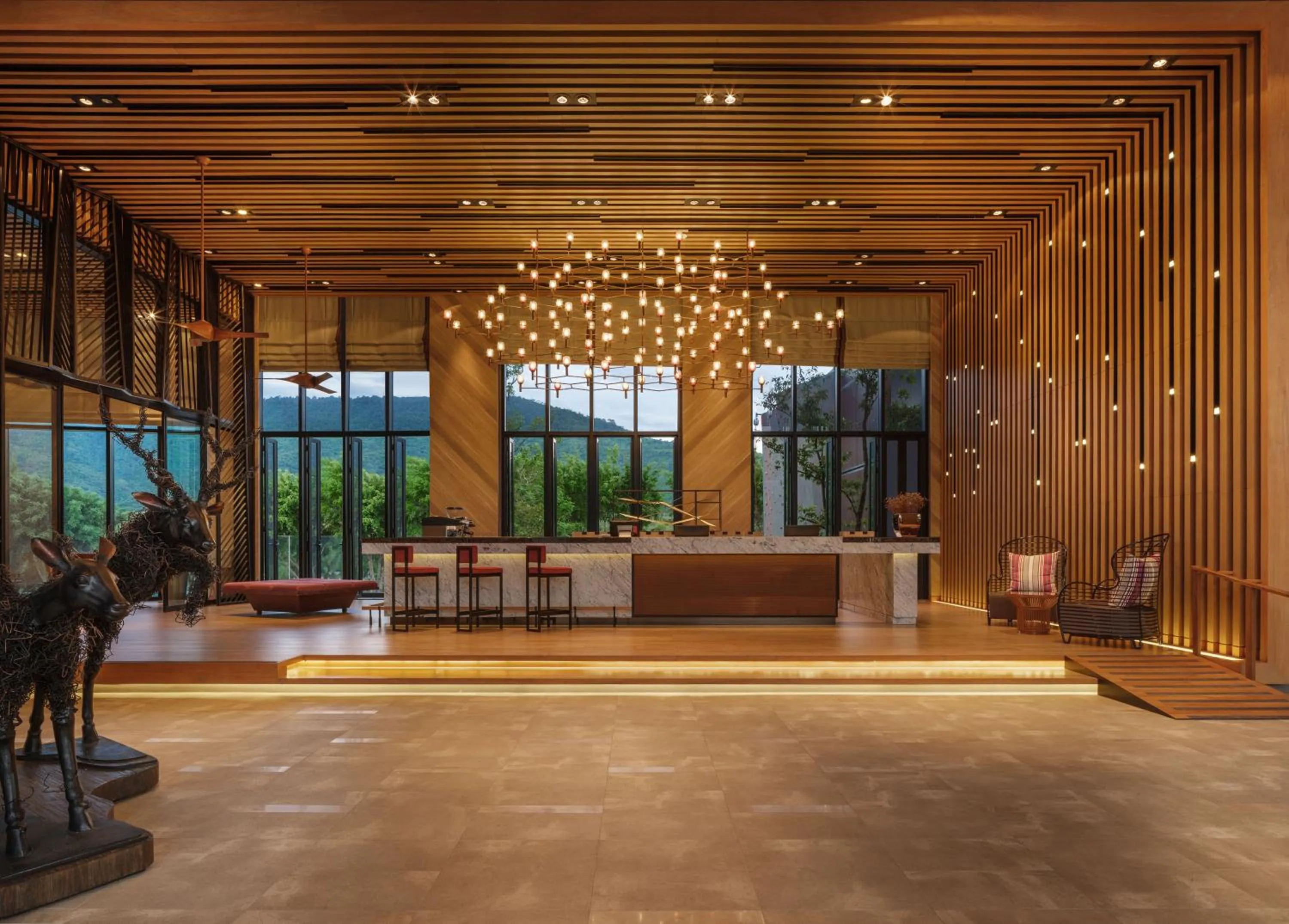 Lobby or reception in dusitD2 Khao Yai