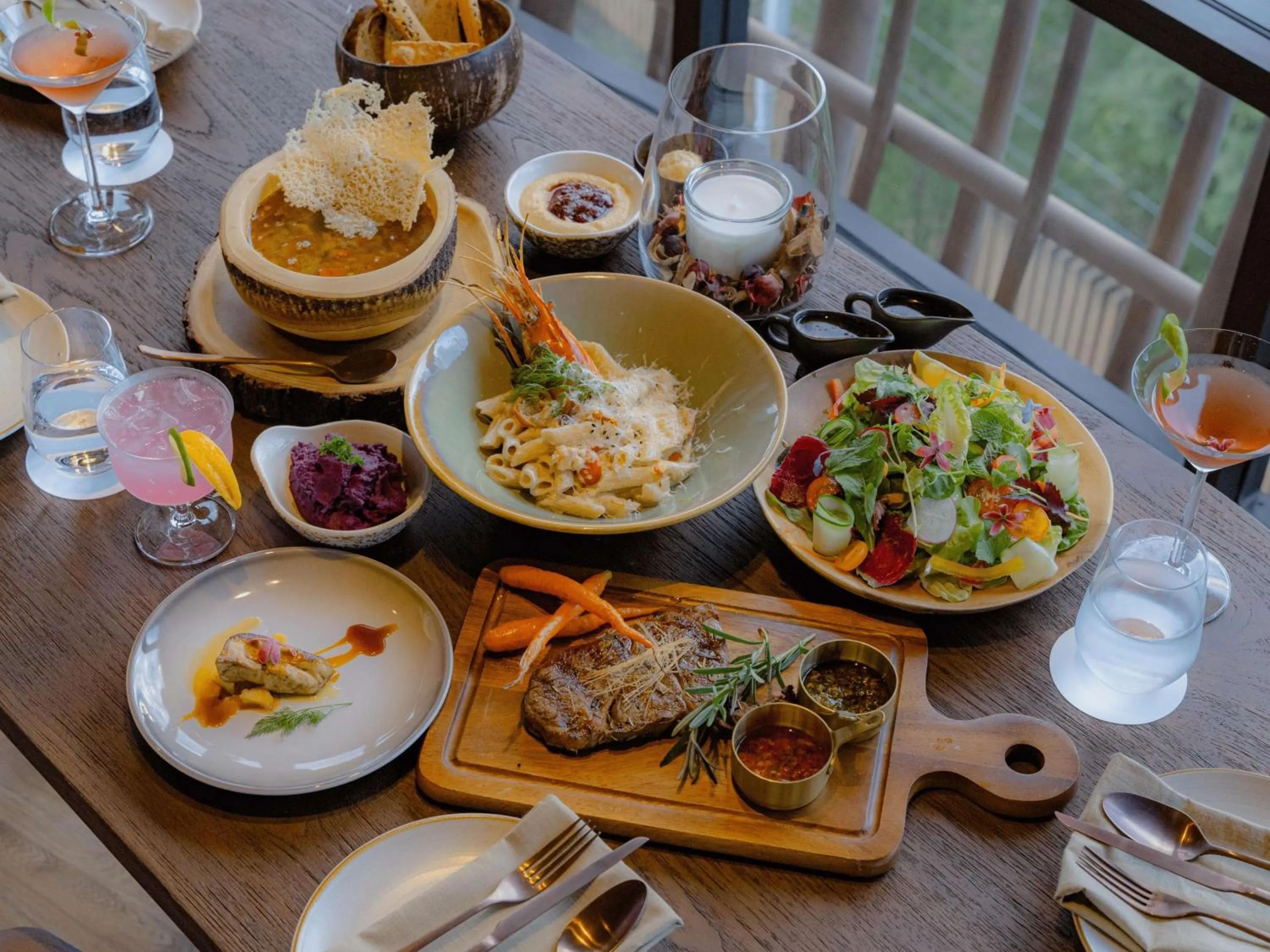 Food and drinks in dusitD2 Khao Yai