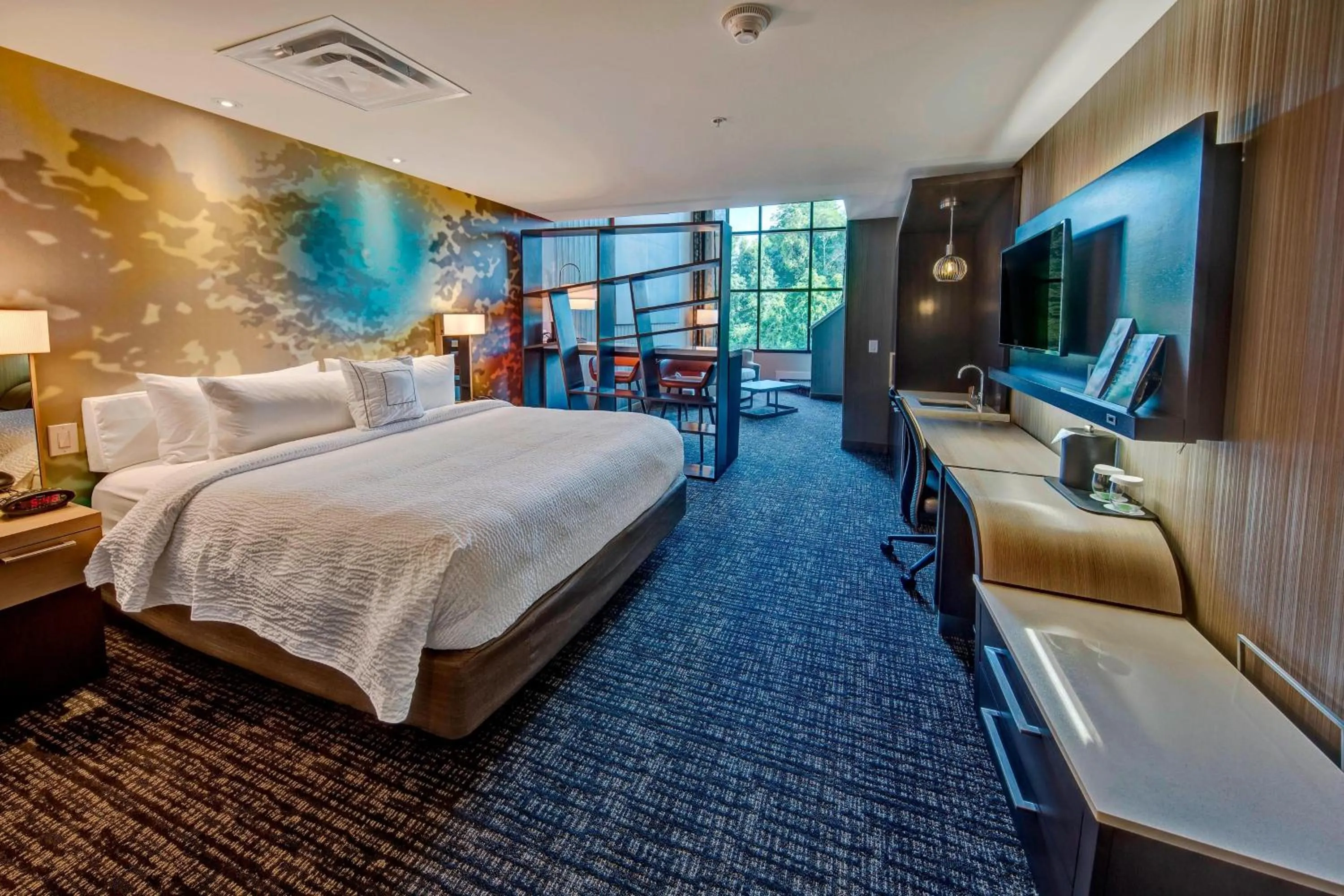 Bedroom, Bed in Courtyard by Marriott Oxford