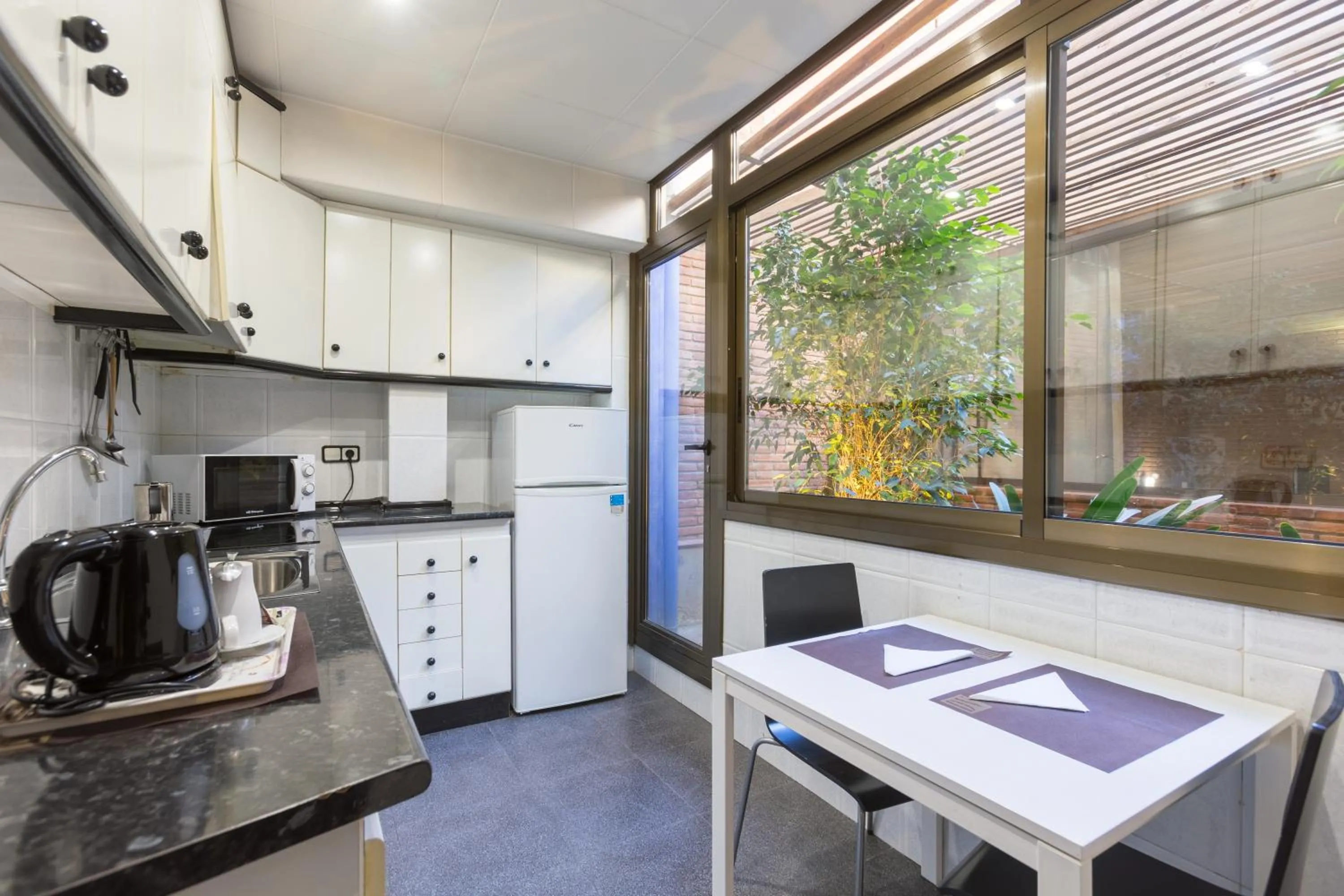 Kitchen or kitchenette in Apartamentos DV