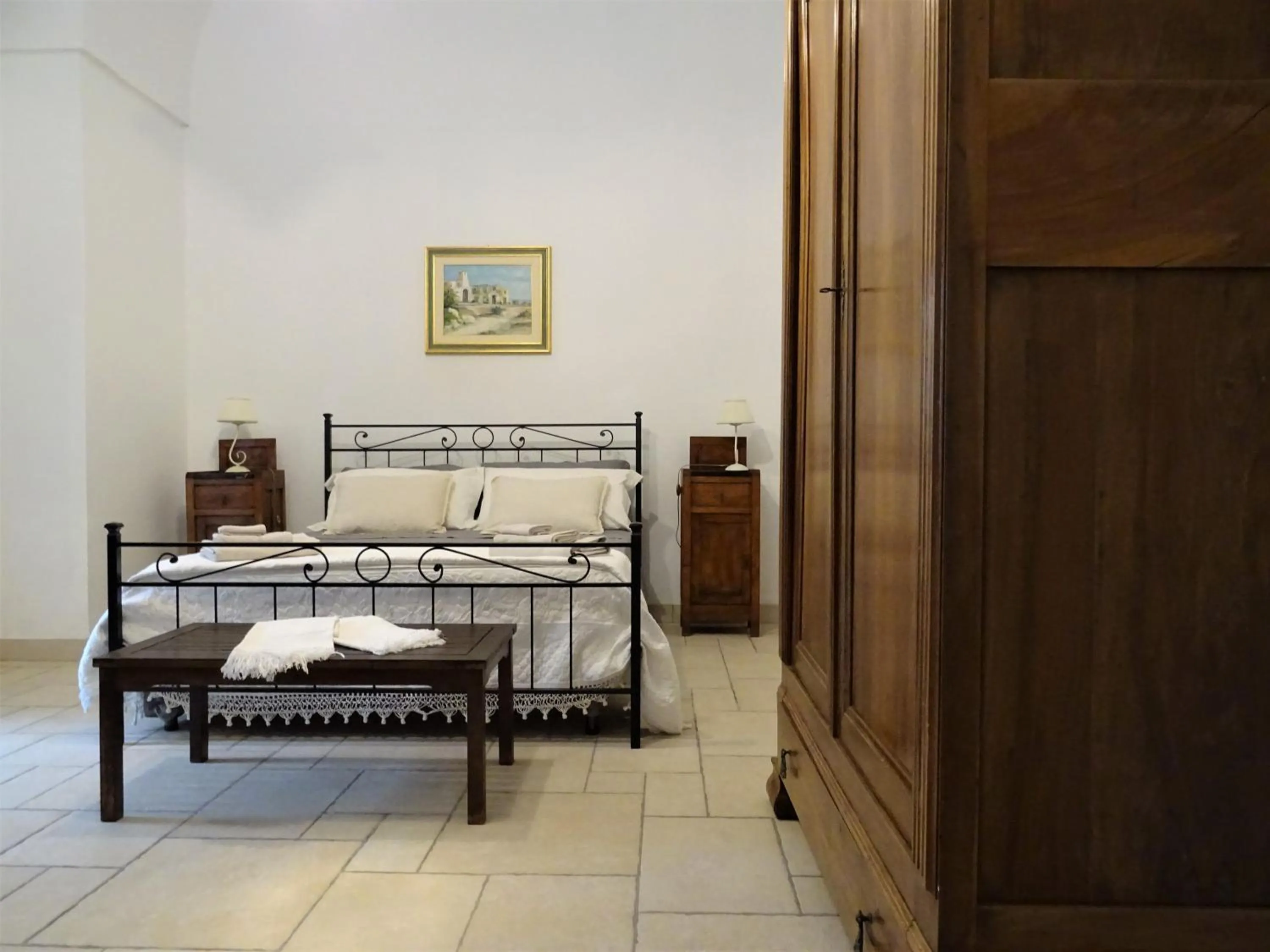 Bed in Masseria Scianne