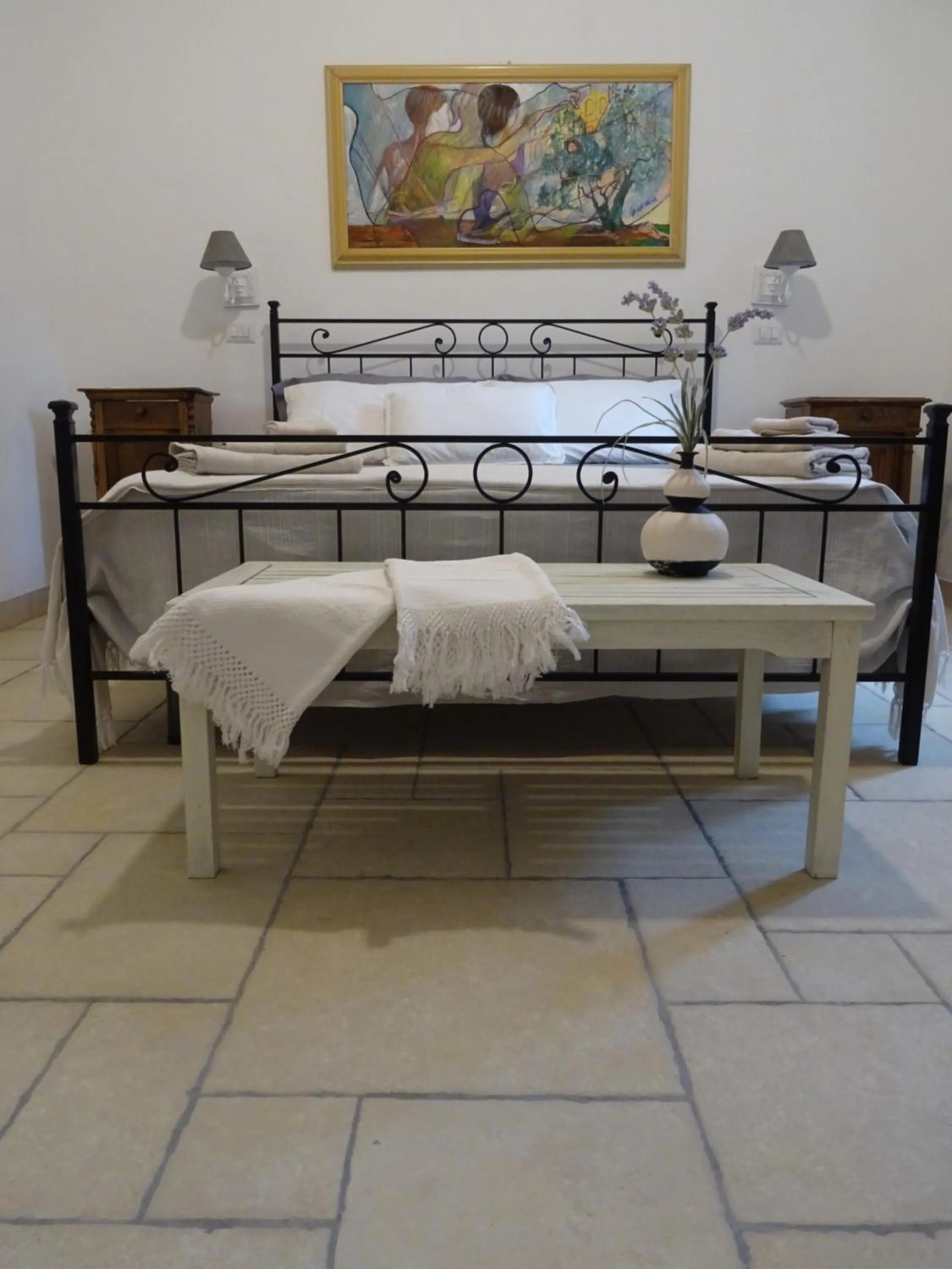Bed in Masseria Scianne