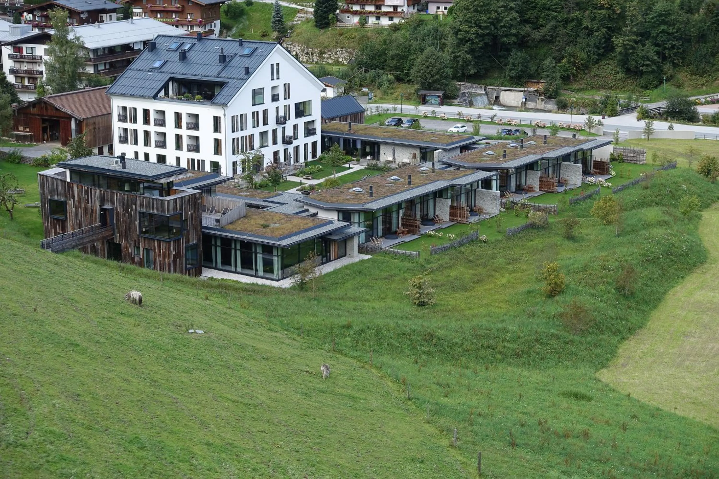 Bird's eye view in Wiesergut