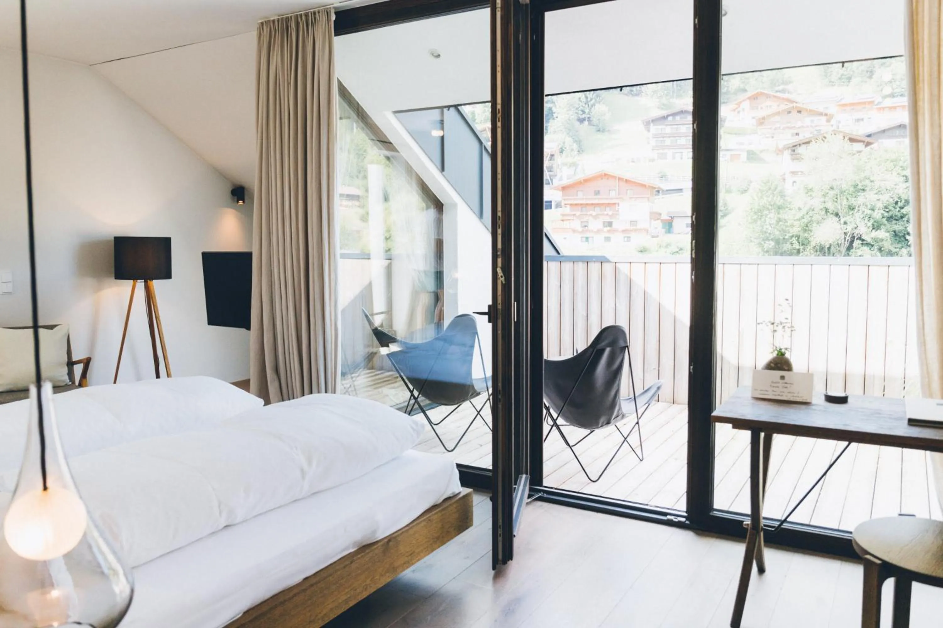 View (from property/room), Bed in Wiesergut