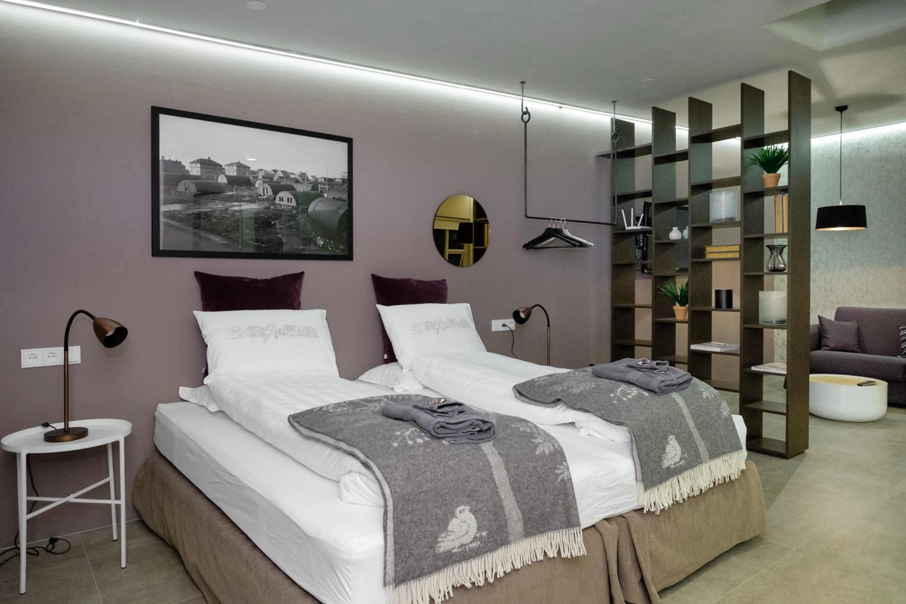 Photo of the whole room, Bed in Freyja Guesthouse & Suites