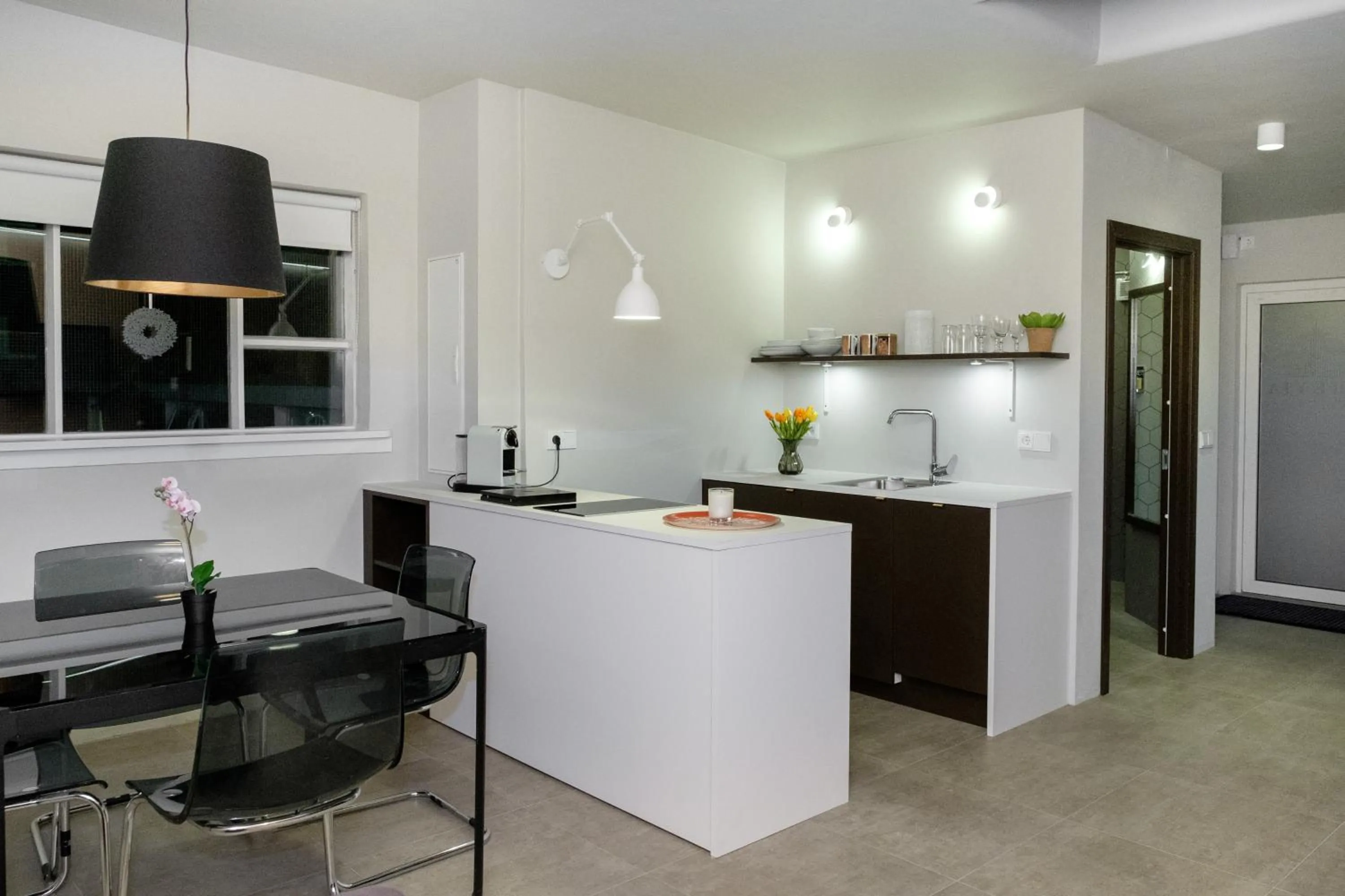 Kitchen or kitchenette in Freyja Guesthouse & Suites