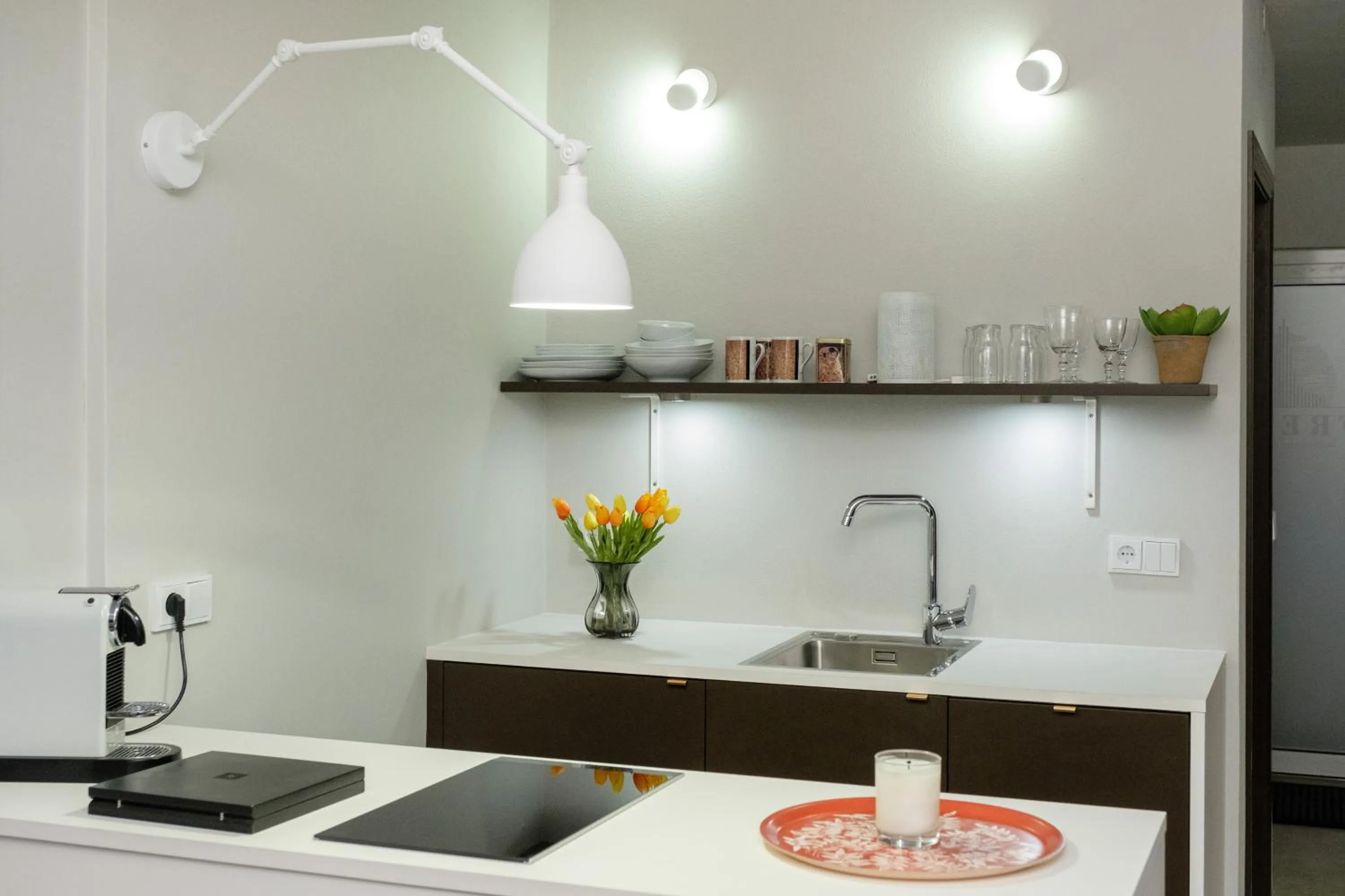 Kitchen or kitchenette in Freyja Guesthouse & Suites