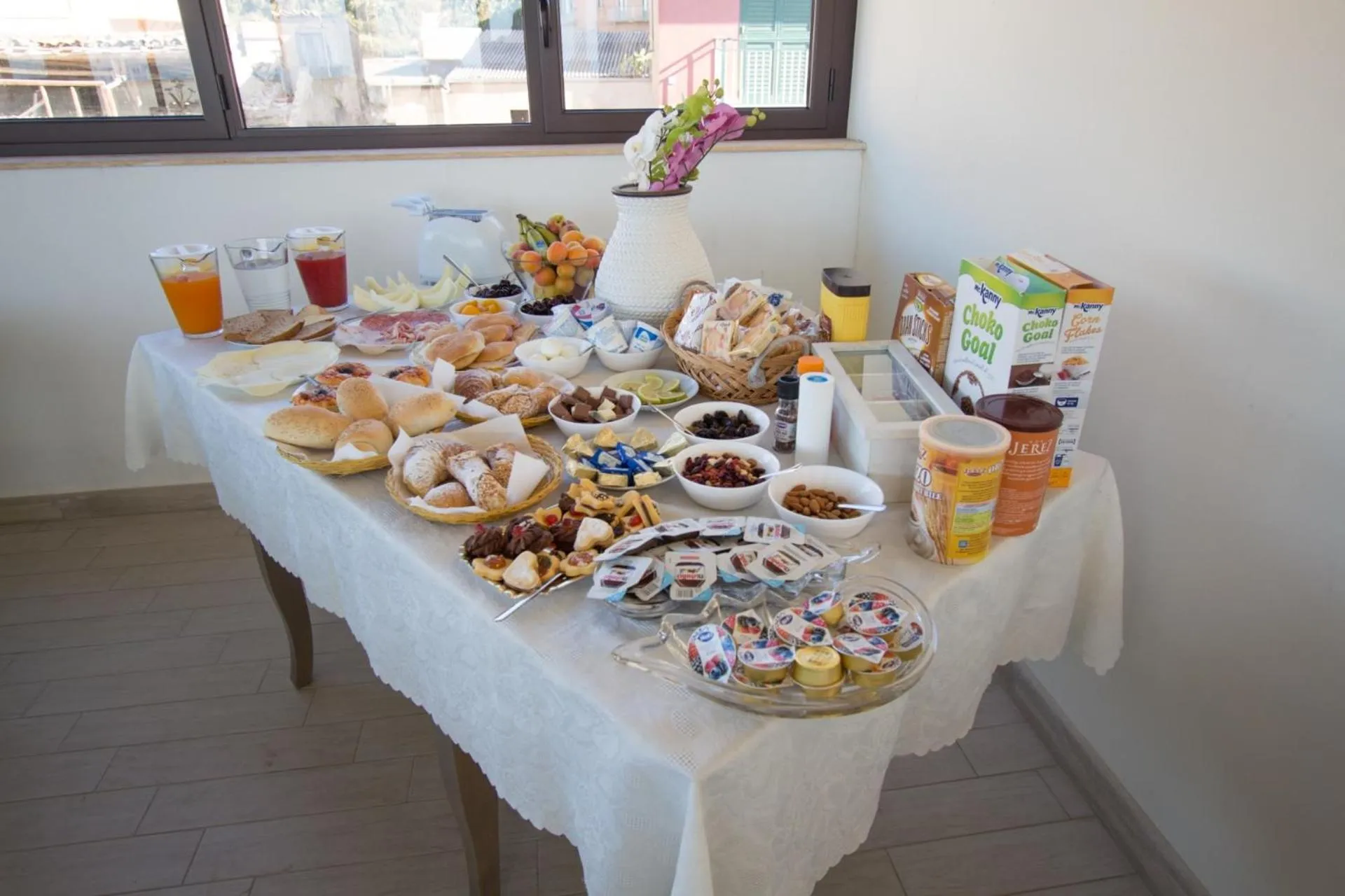 Food close-up in B&B Baglio Santa Croce