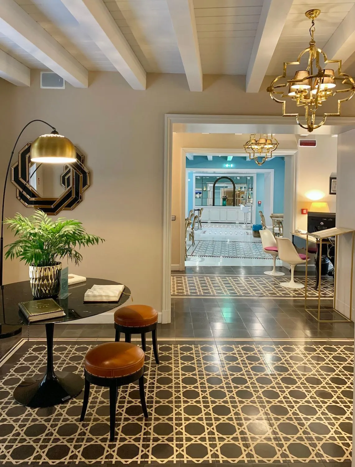 Lobby or reception, Bed in Hotel San Michele