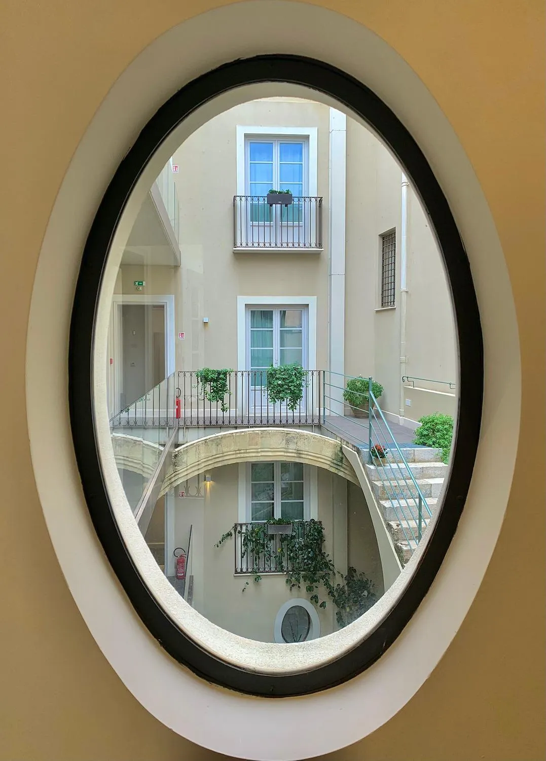 Decorative detail in Hotel San Michele