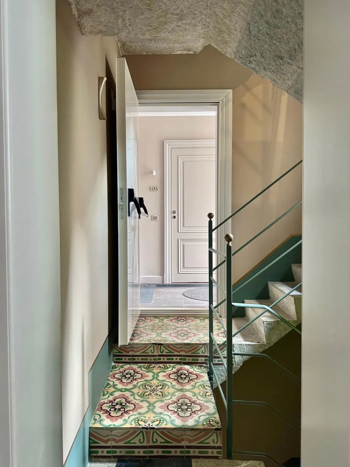 Decorative detail in Hotel San Michele