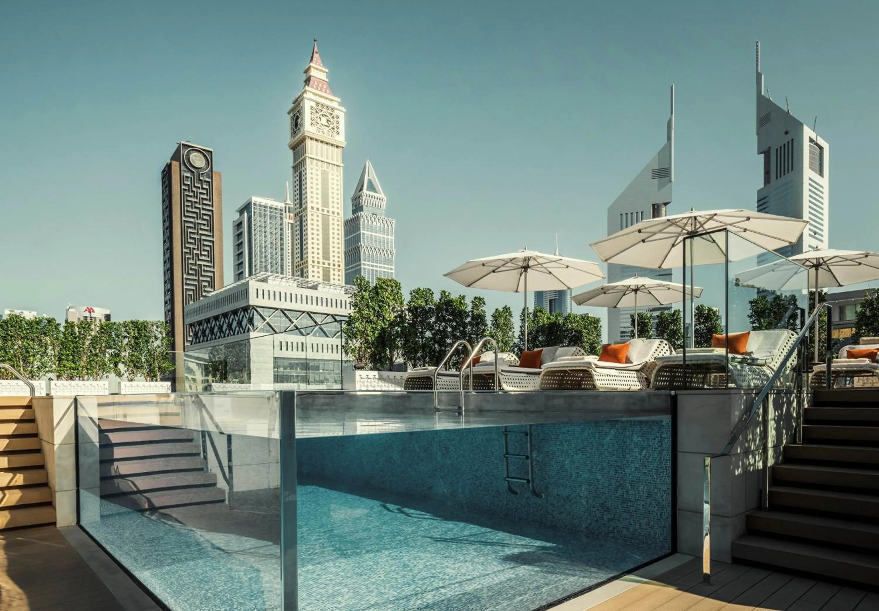Swimming pool in Four Seasons Hotel Dubai International Financial Centre