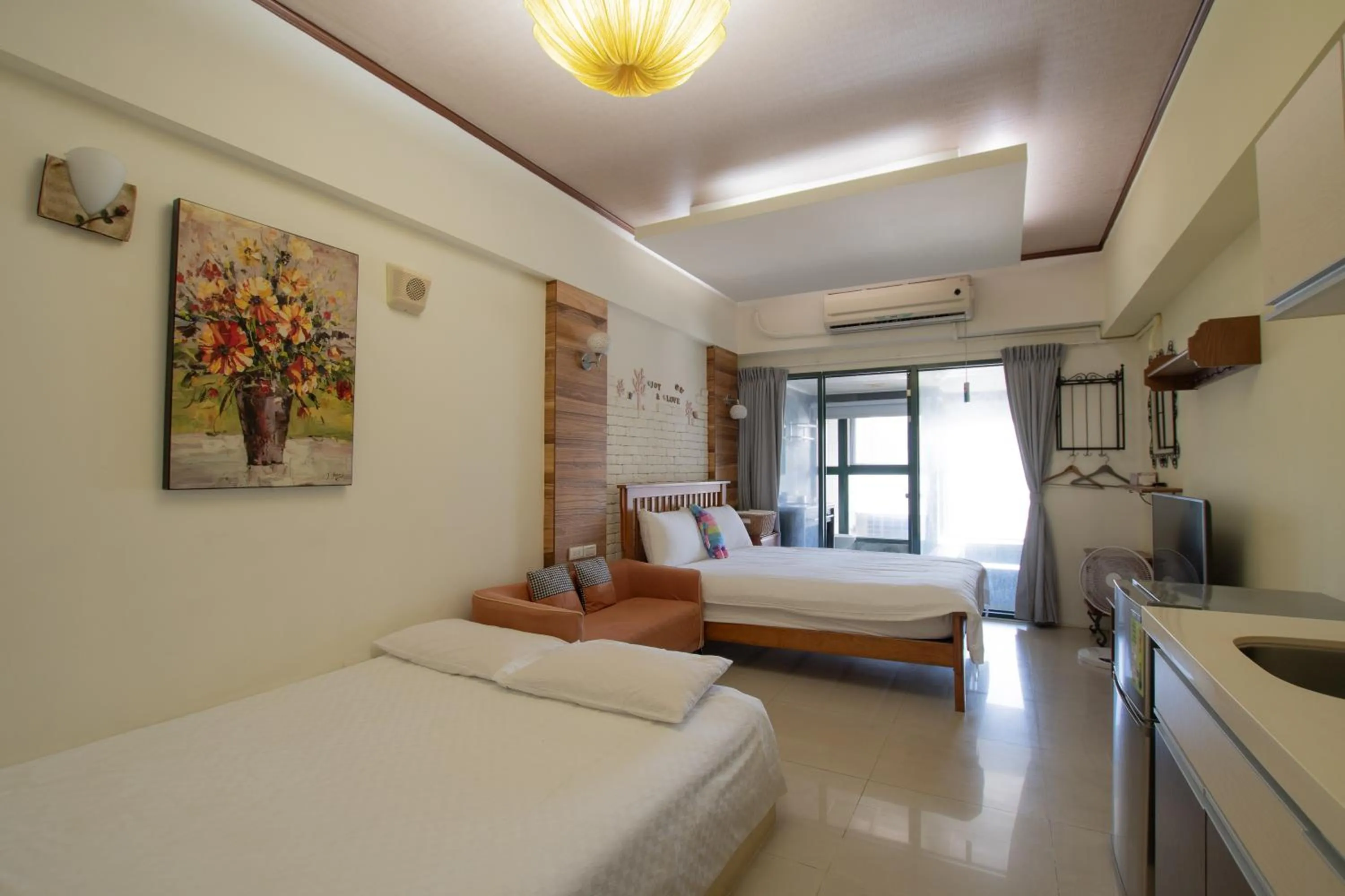 Bed in Duoai Mineral Spring