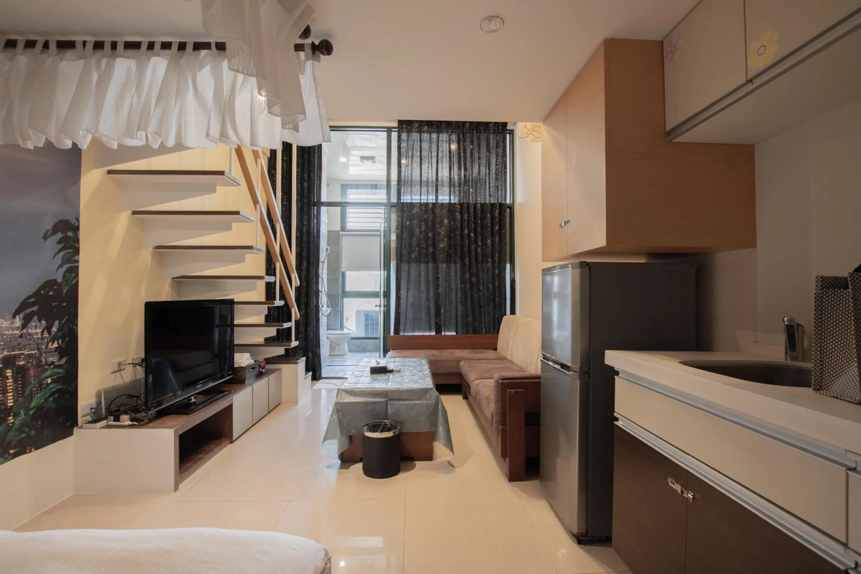 Bed in Duoai Mineral Spring