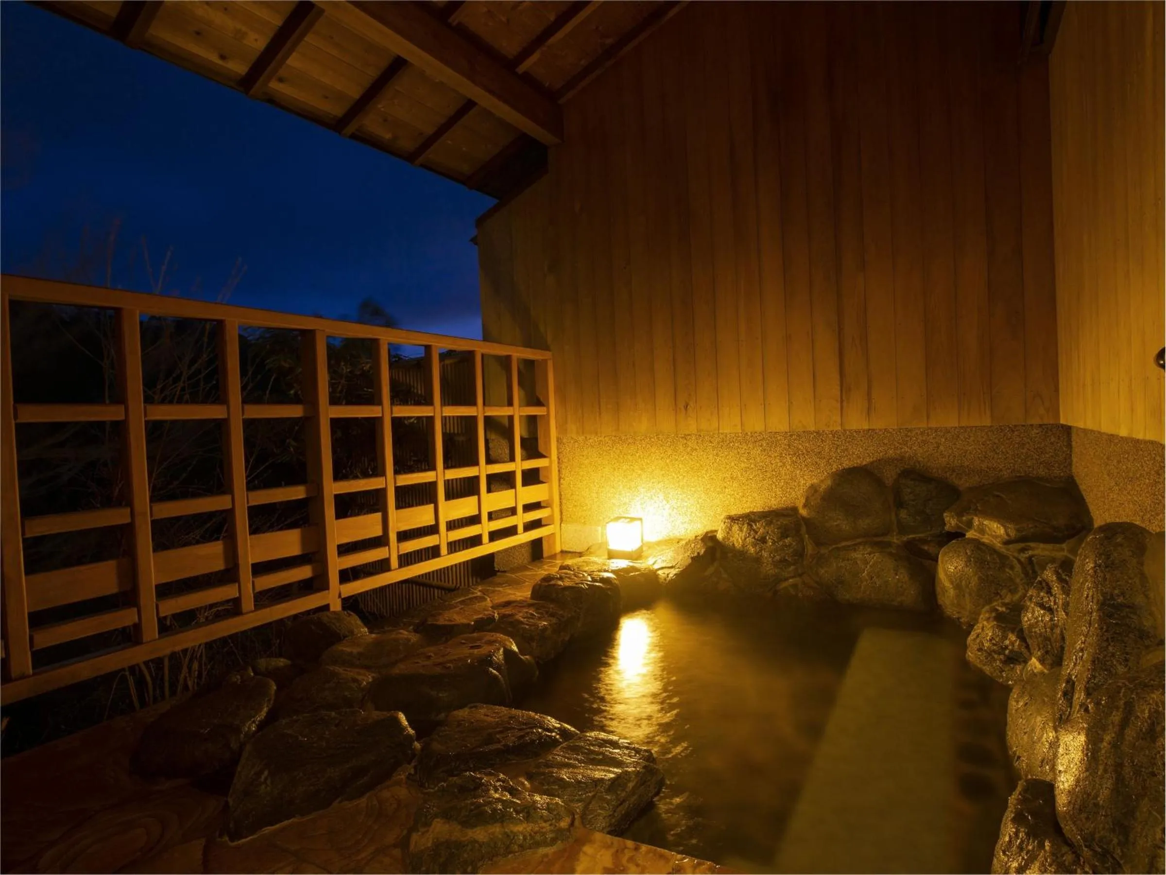 Hot Spring Bath in Hotel Yunomoto