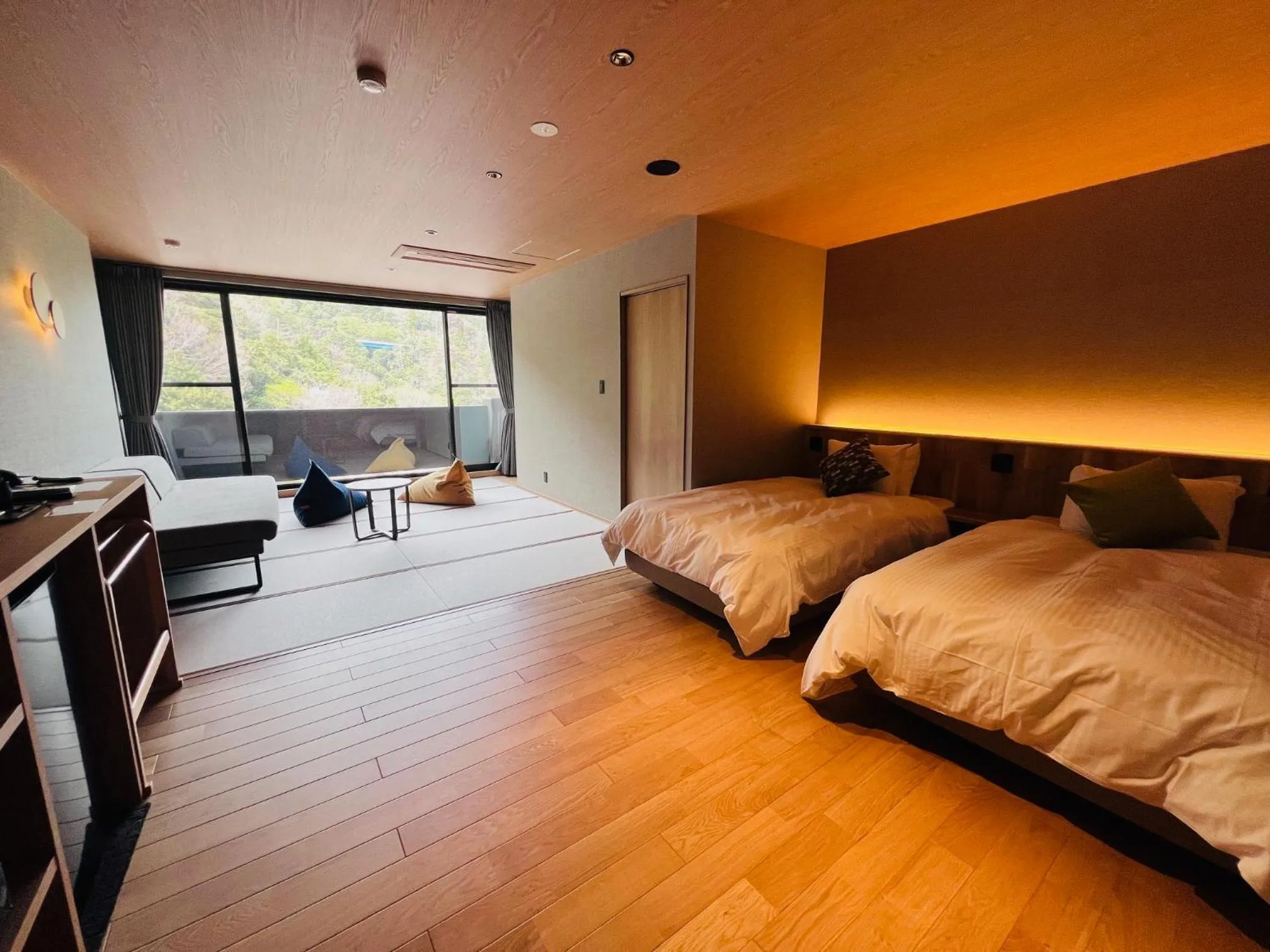 Bed in Hotel Yunomoto