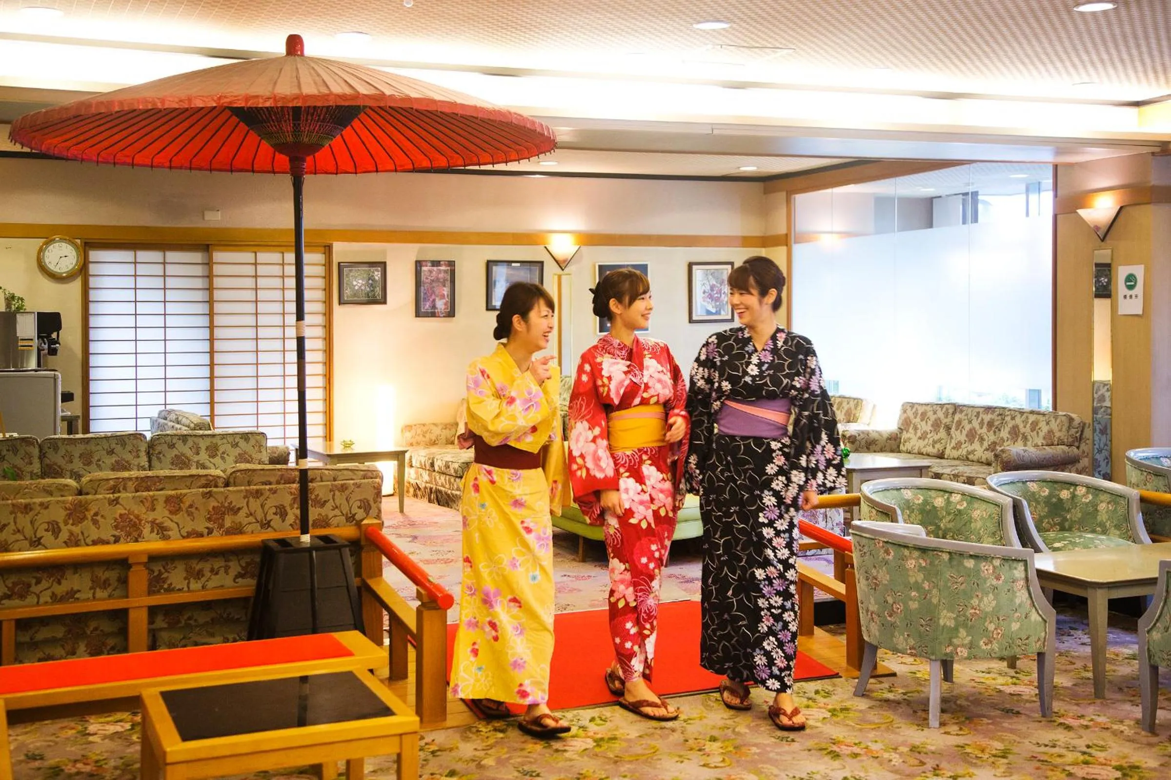 Lobby or reception in Hotel Yunomoto