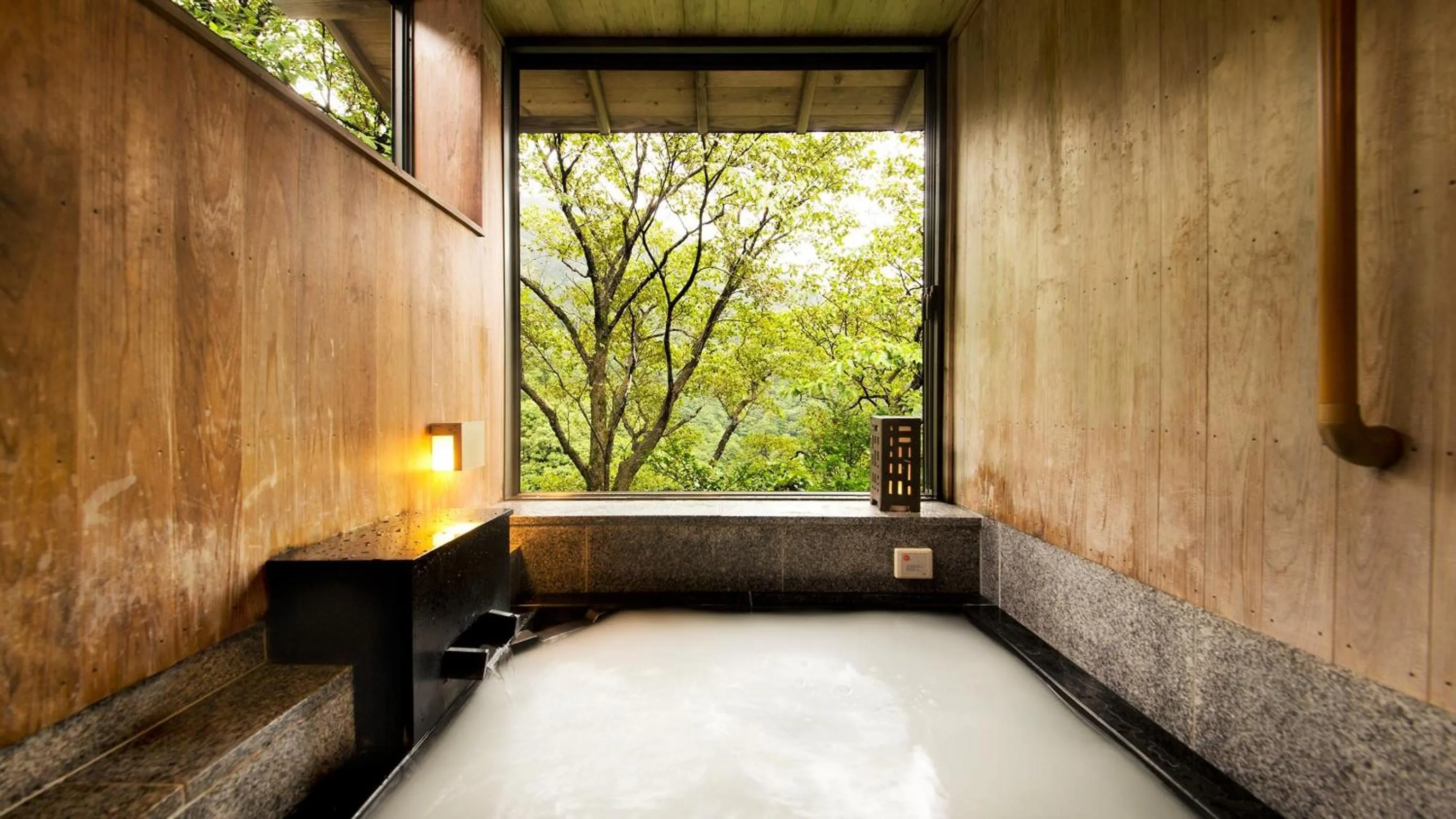 Hot Spring Bath in Hotel Yunomoto