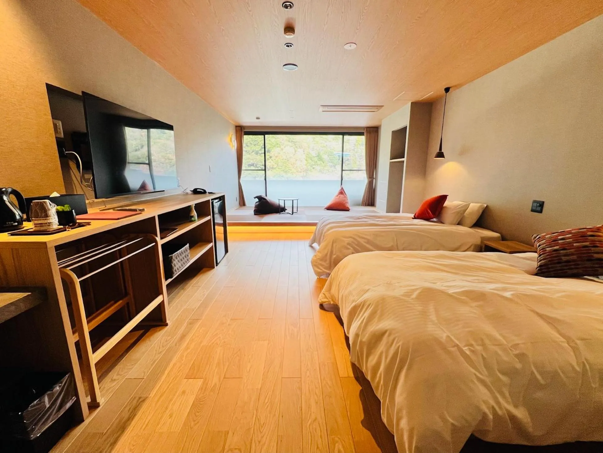 Bed in Hotel Yunomoto