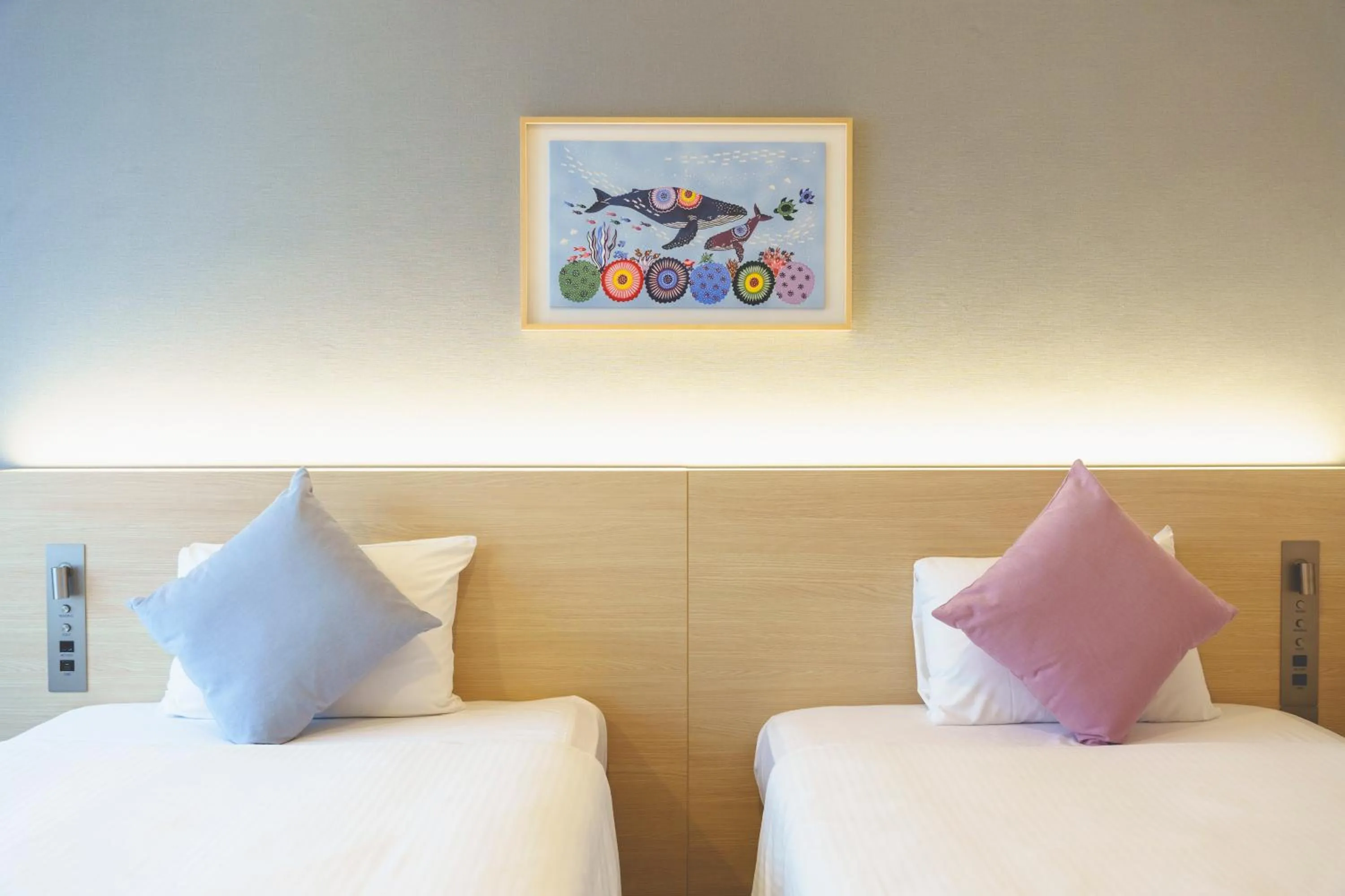 Photo of the whole room, Bed in 琉球オリオンホテル 那覇国際通り