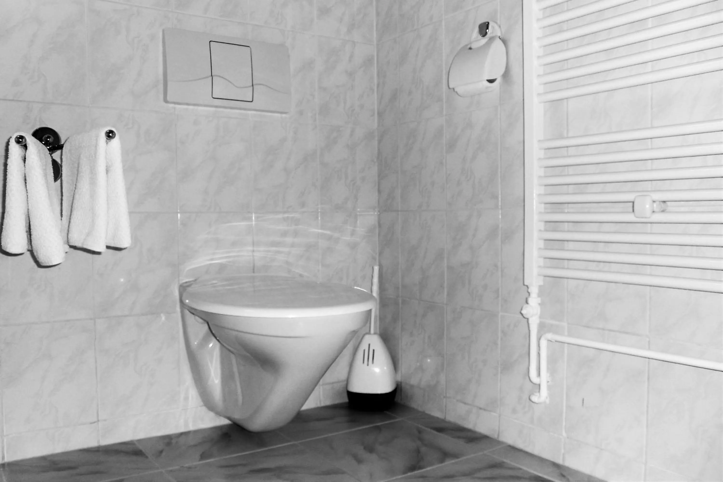 Toilet, Bathroom in Hotel Amos