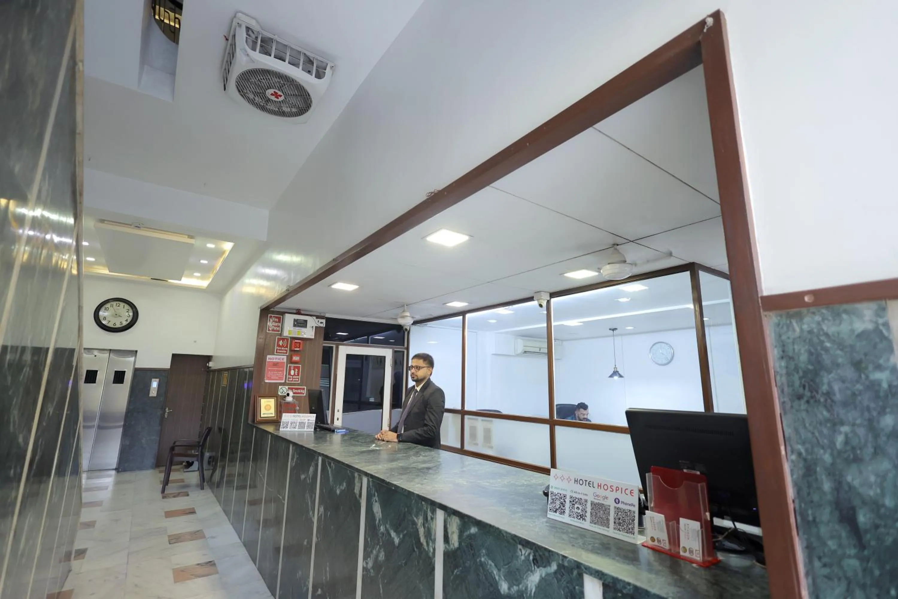 Lobby or reception in Hotel Hospice