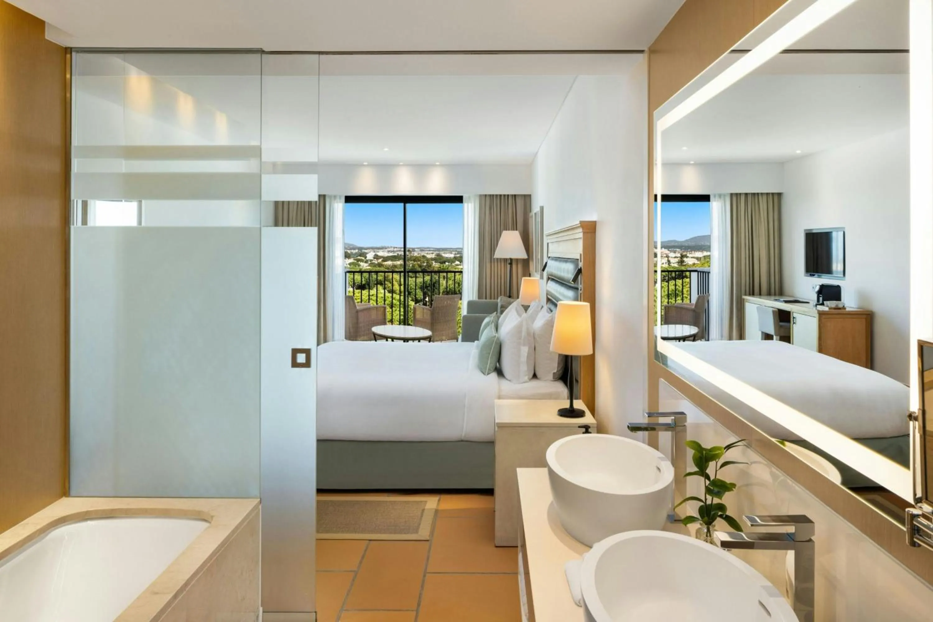 Bedroom, Bed in Pine Cliffs Ocean Suites, a Luxury Collection Resort & Spa, Algarve