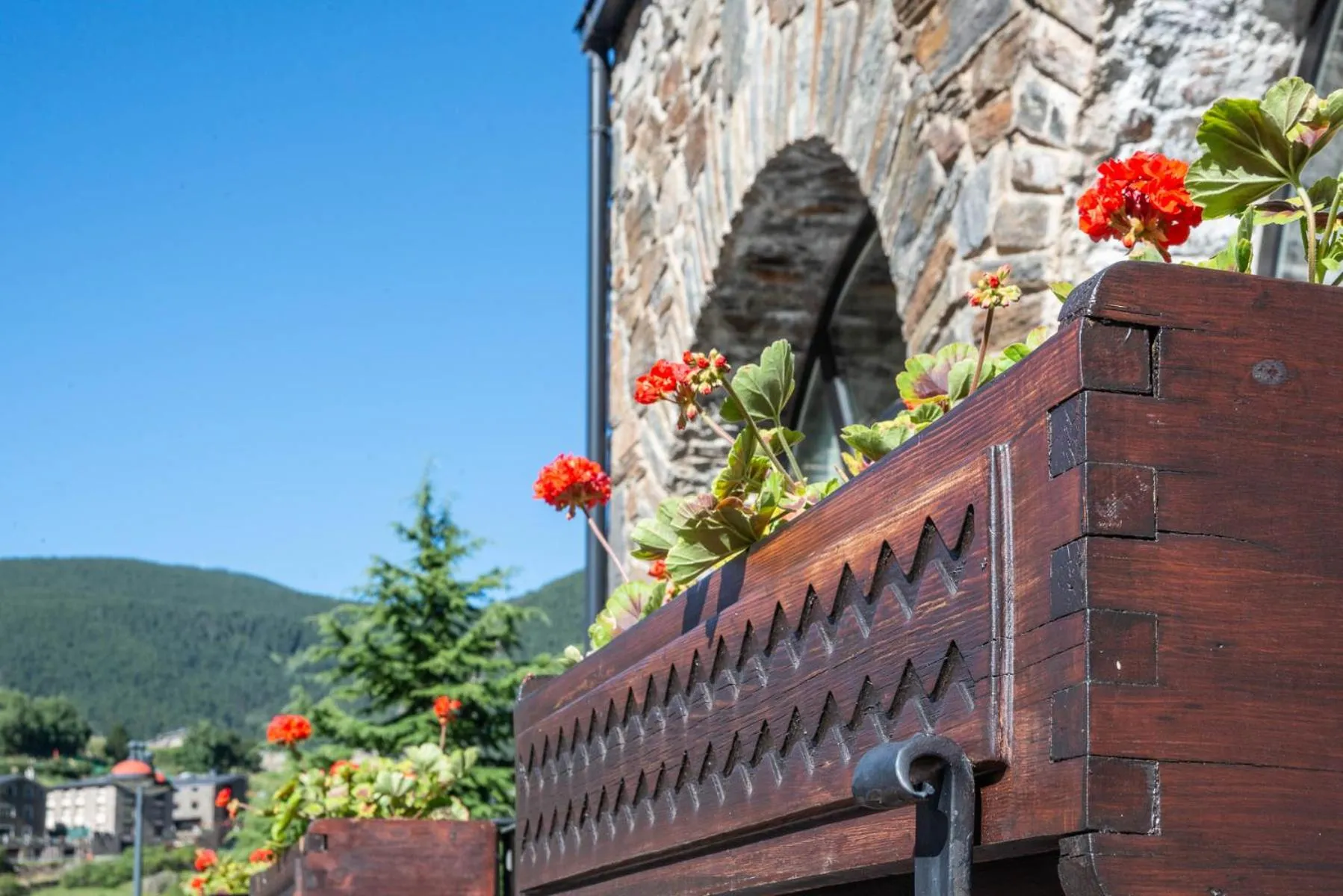 Natural landscape in Hotel Bonavida