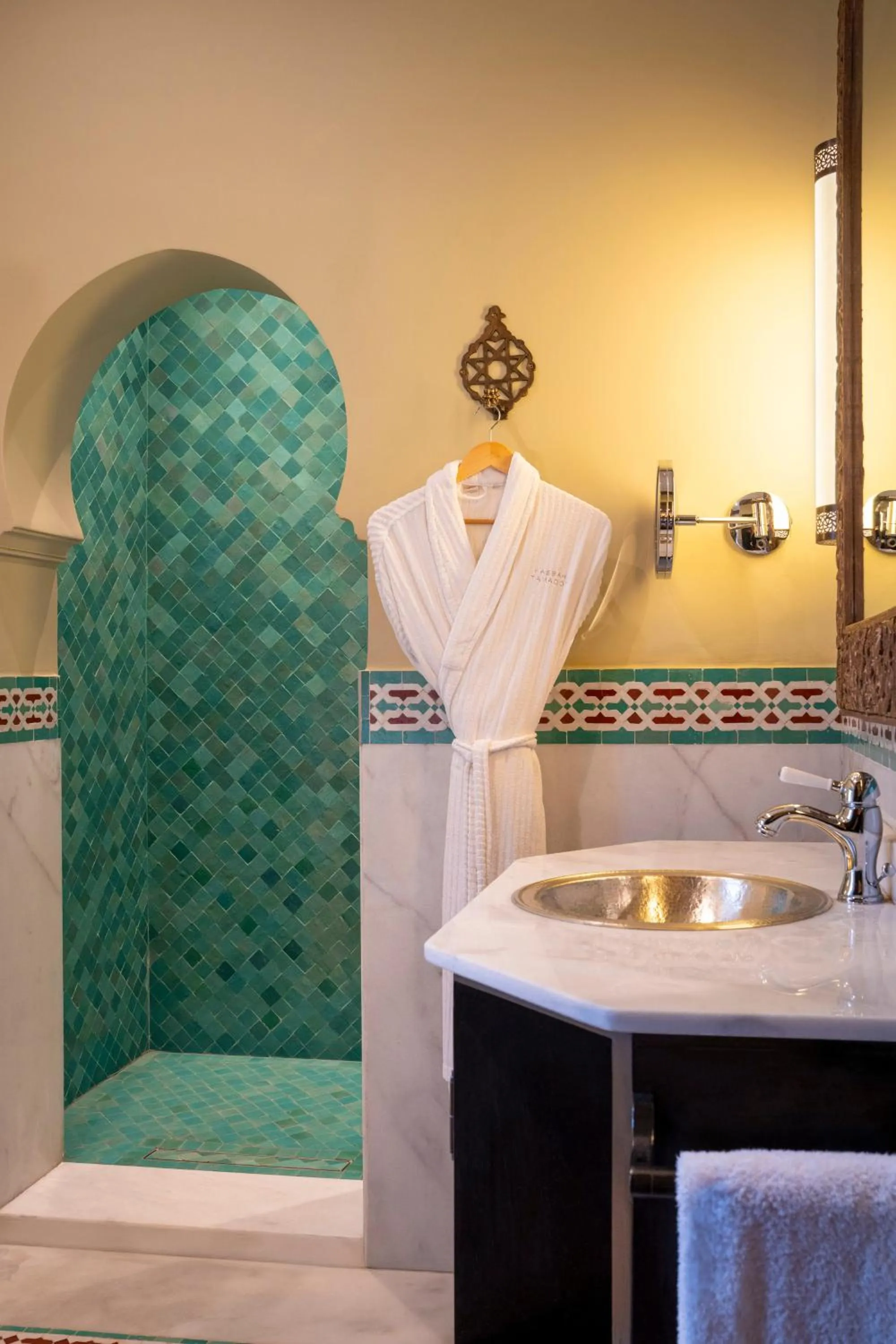 Shower in Kasbah Tamadot - Sir Richard Branson's Moroccan Retreat