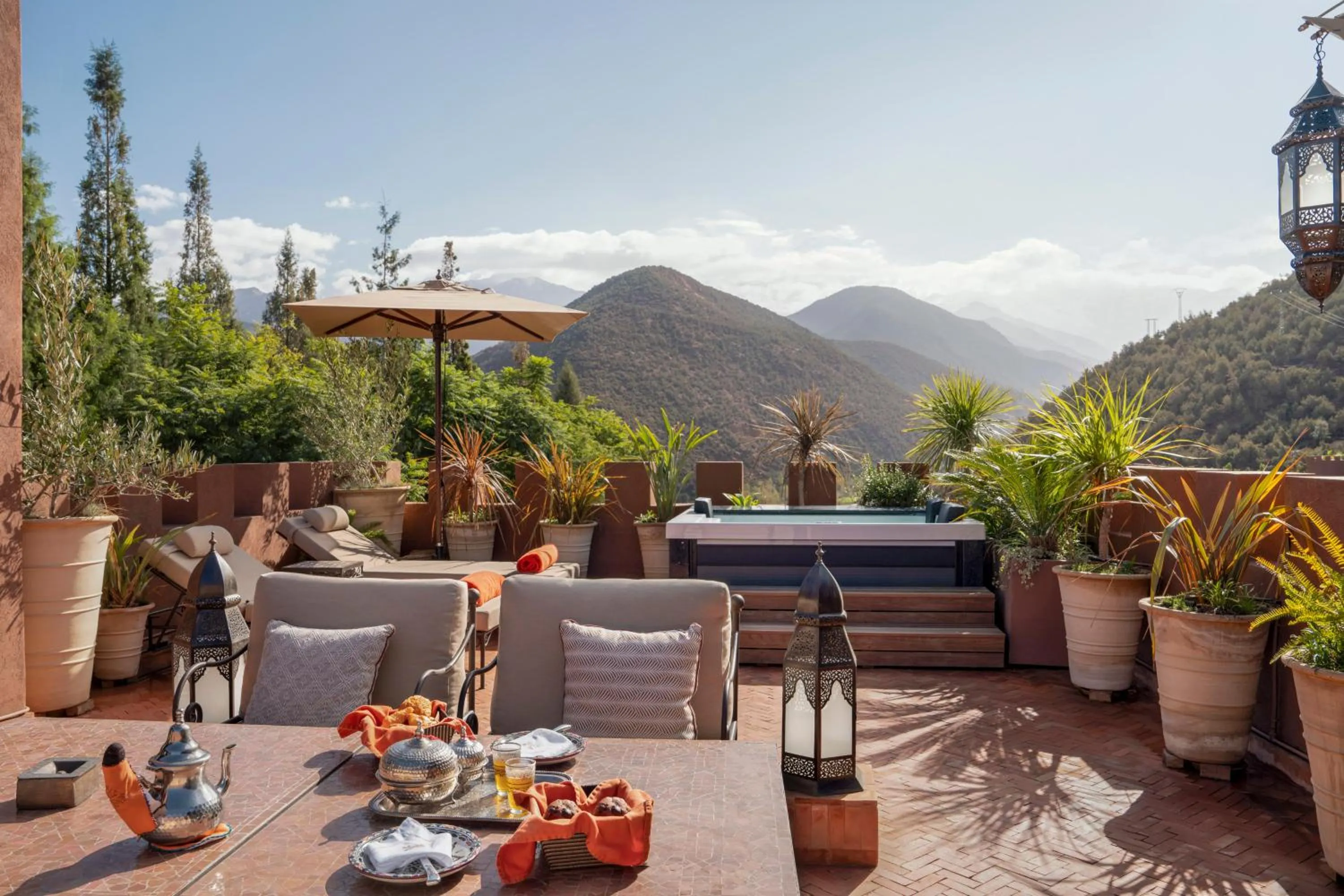 Natural landscape in Kasbah Tamadot - Sir Richard Branson's Moroccan Retreat