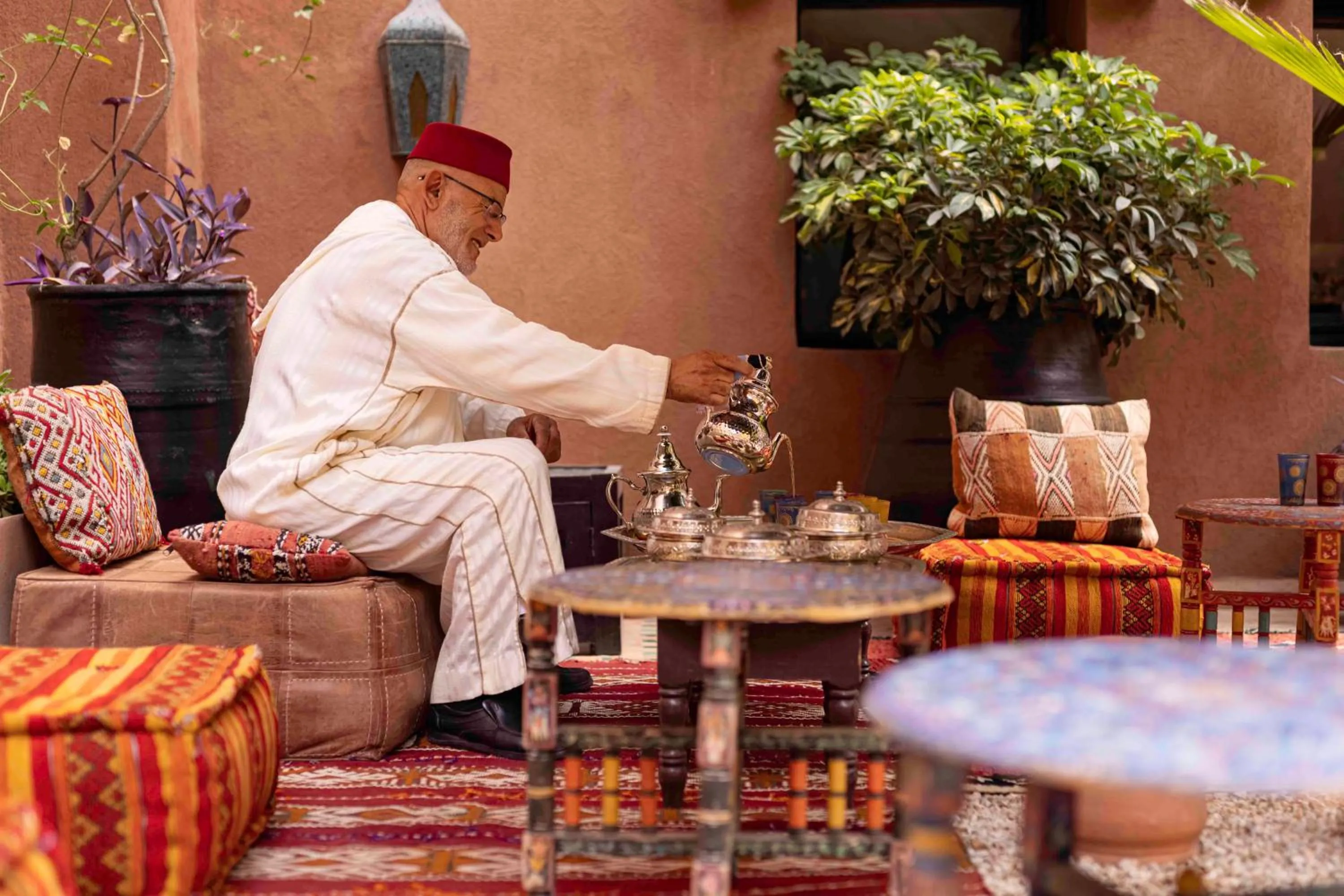 Food and drinks in Kasbah Tamadot - Sir Richard Branson's Moroccan Retreat