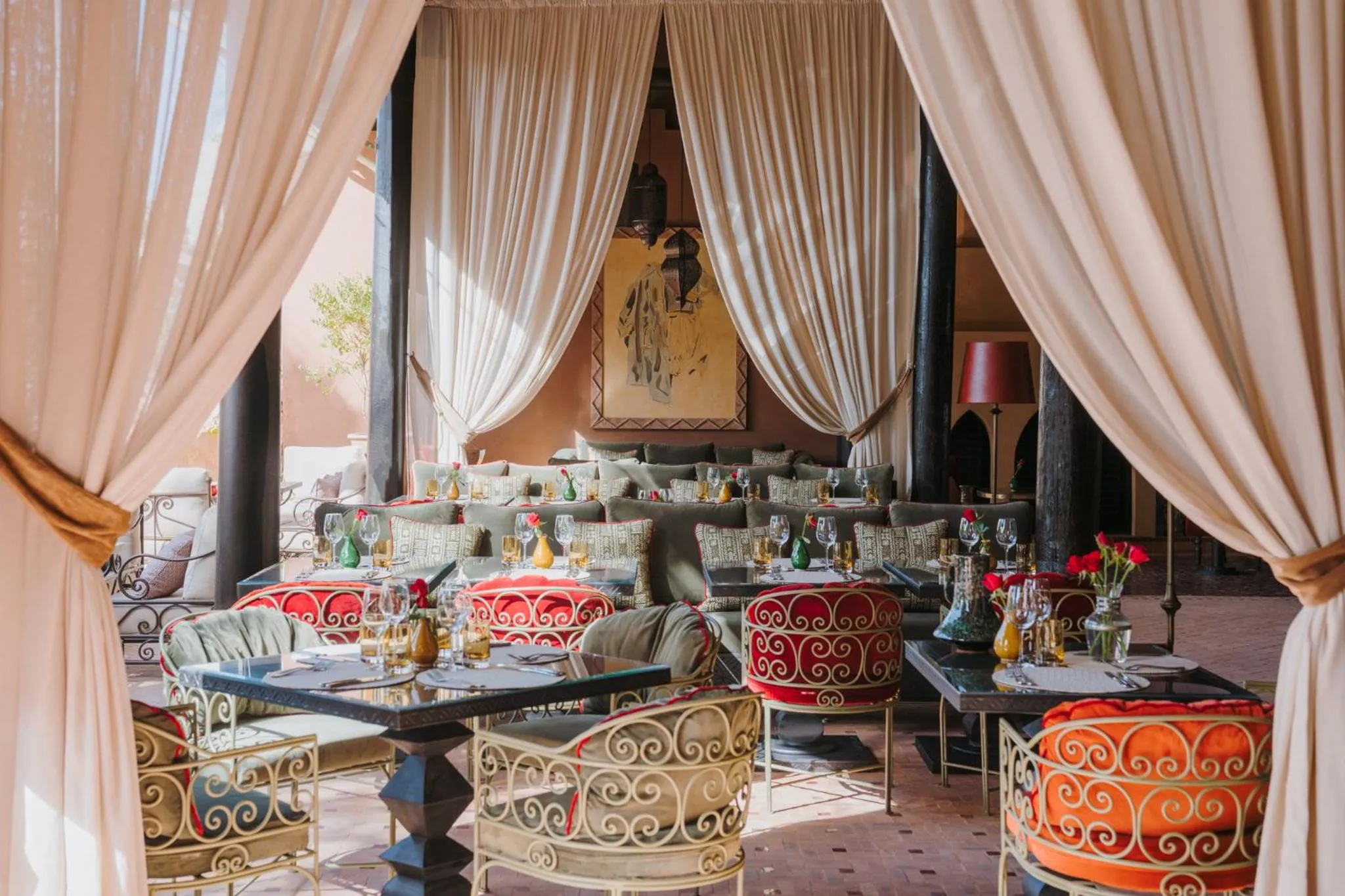 Restaurant/places to eat in Kasbah Tamadot - Sir Richard Branson's Moroccan Retreat