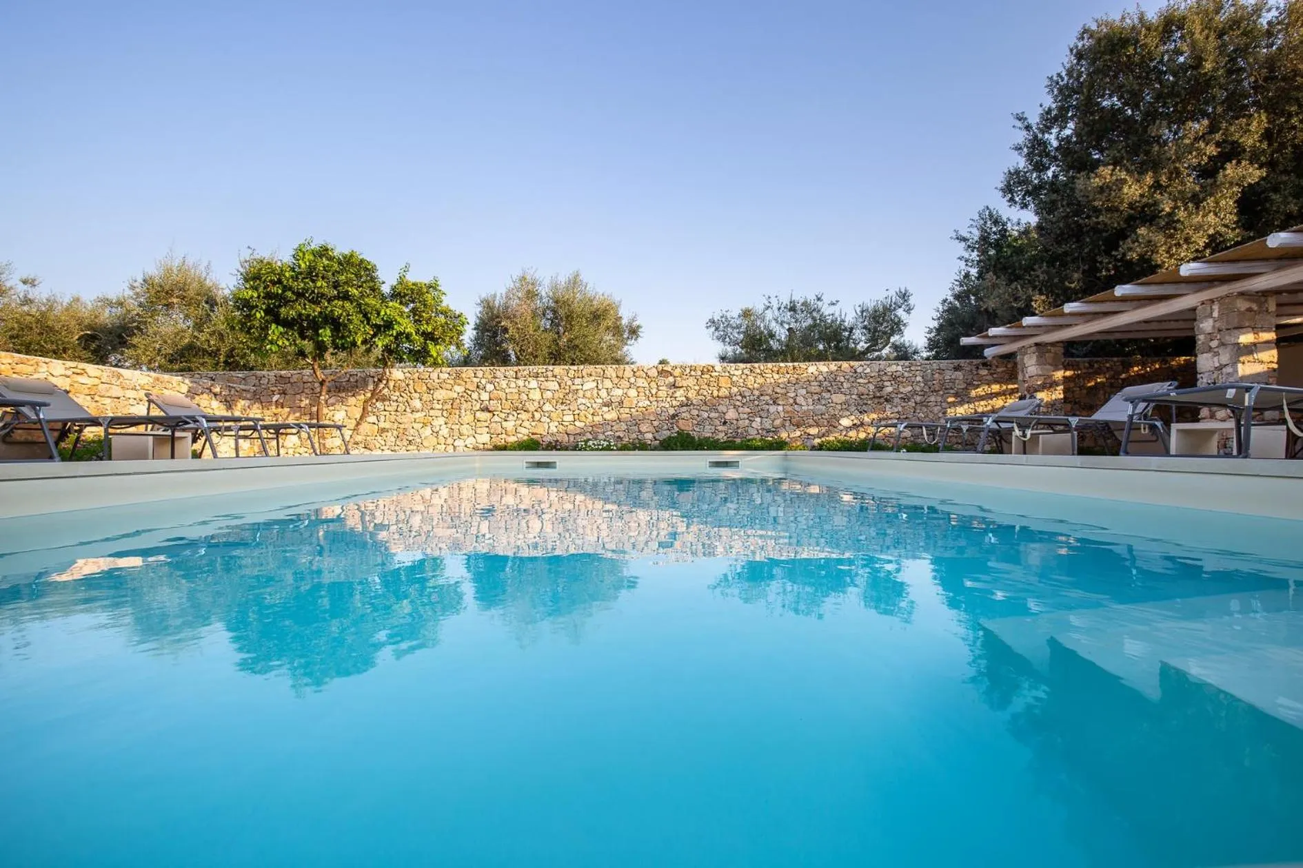 Swimming pool in Masseria Violante Boutique Hotel