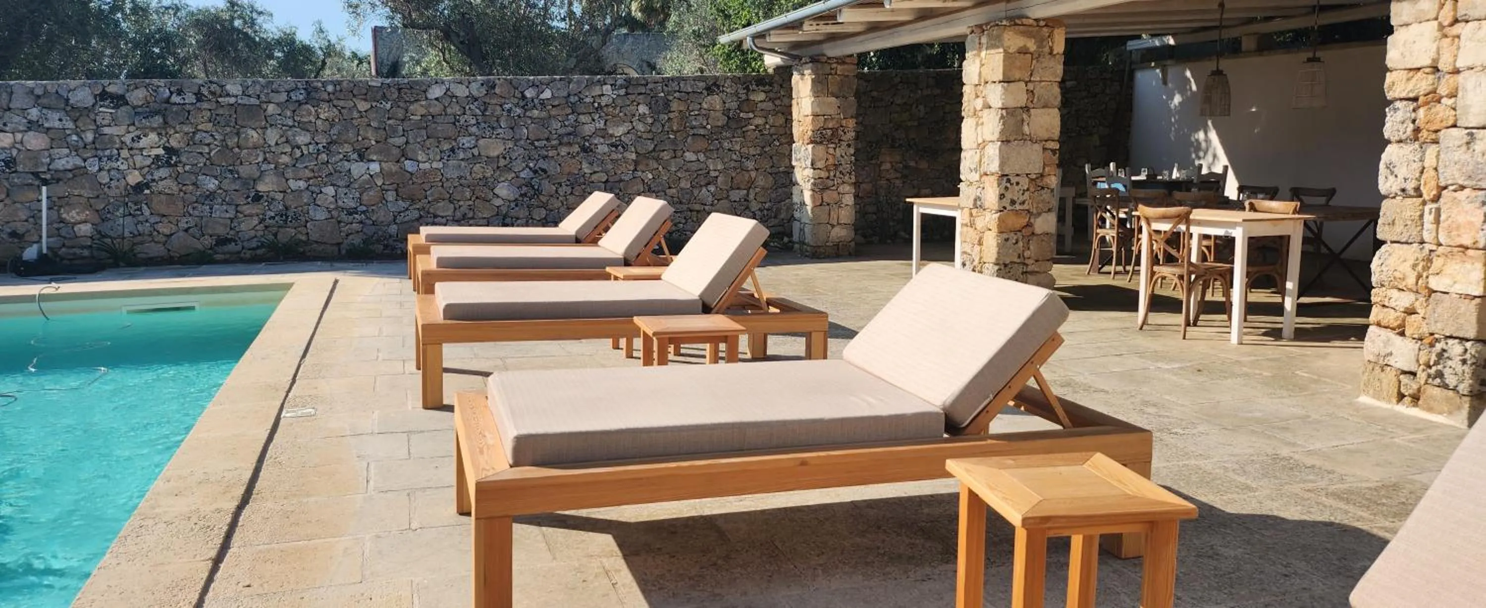 Swimming pool in Masseria Violante Boutique Hotel